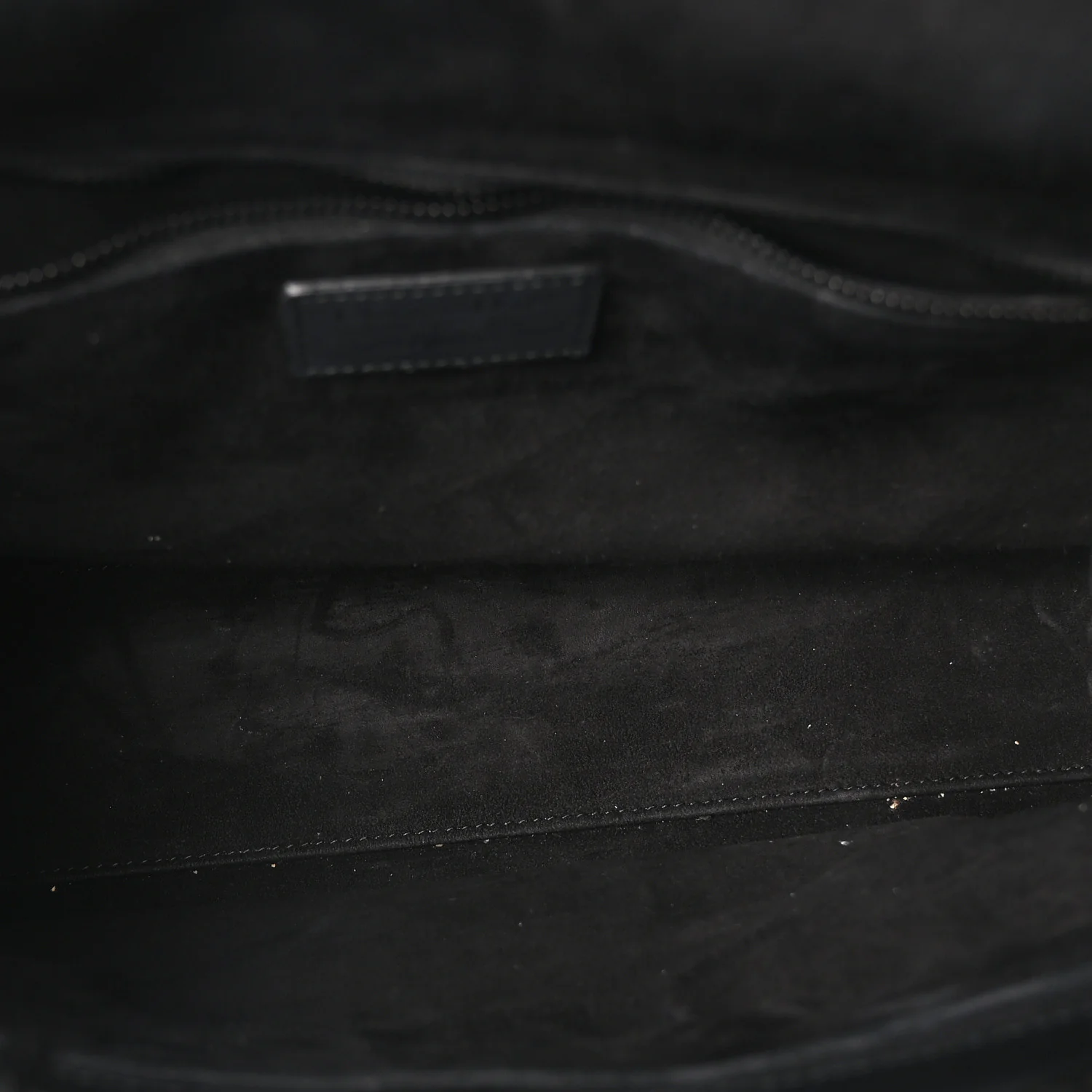Ultra Matte Calfskin Cannage Large Lady Dior Black - Image 5