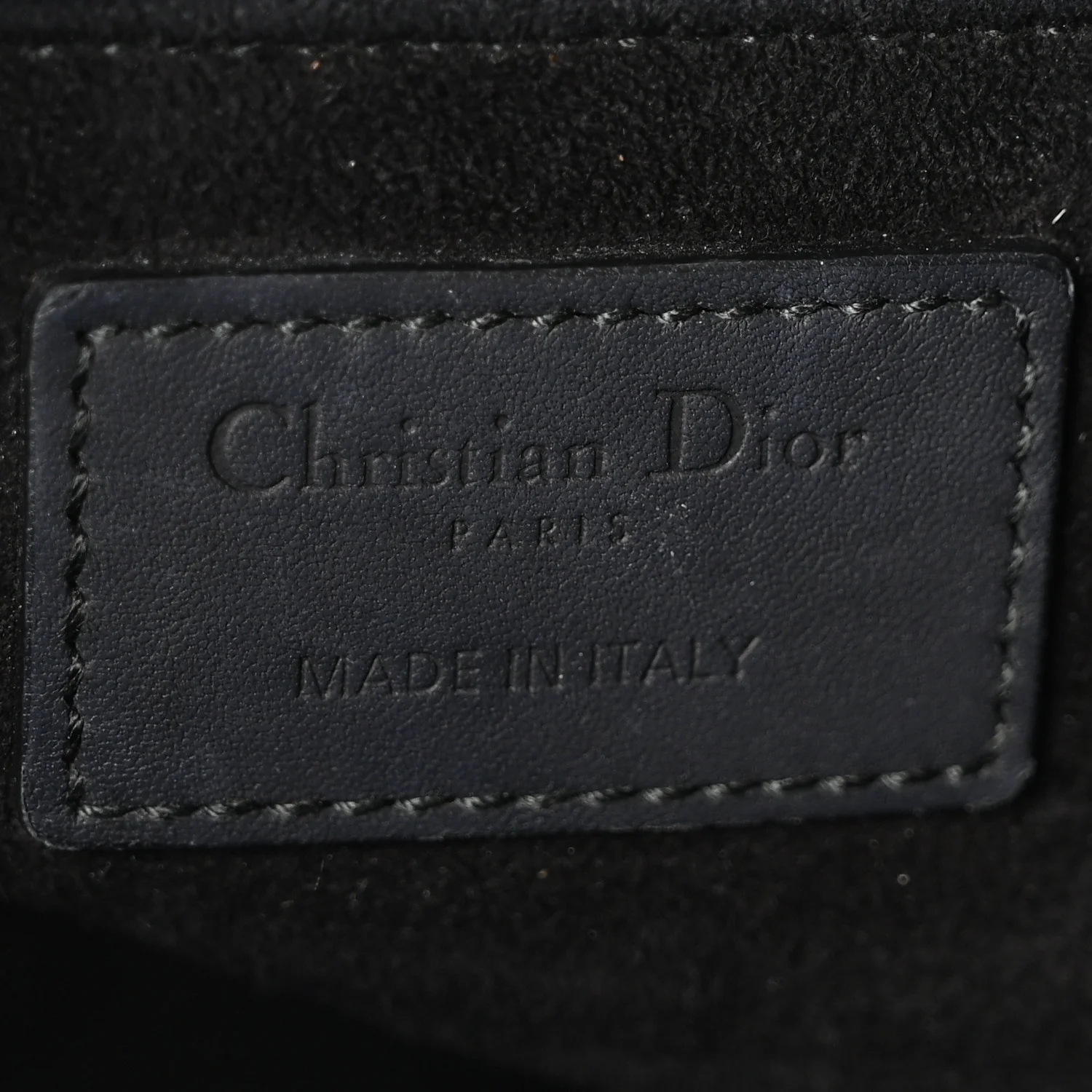 Ultra Matte Calfskin Cannage Large Lady Dior Black - Image 6