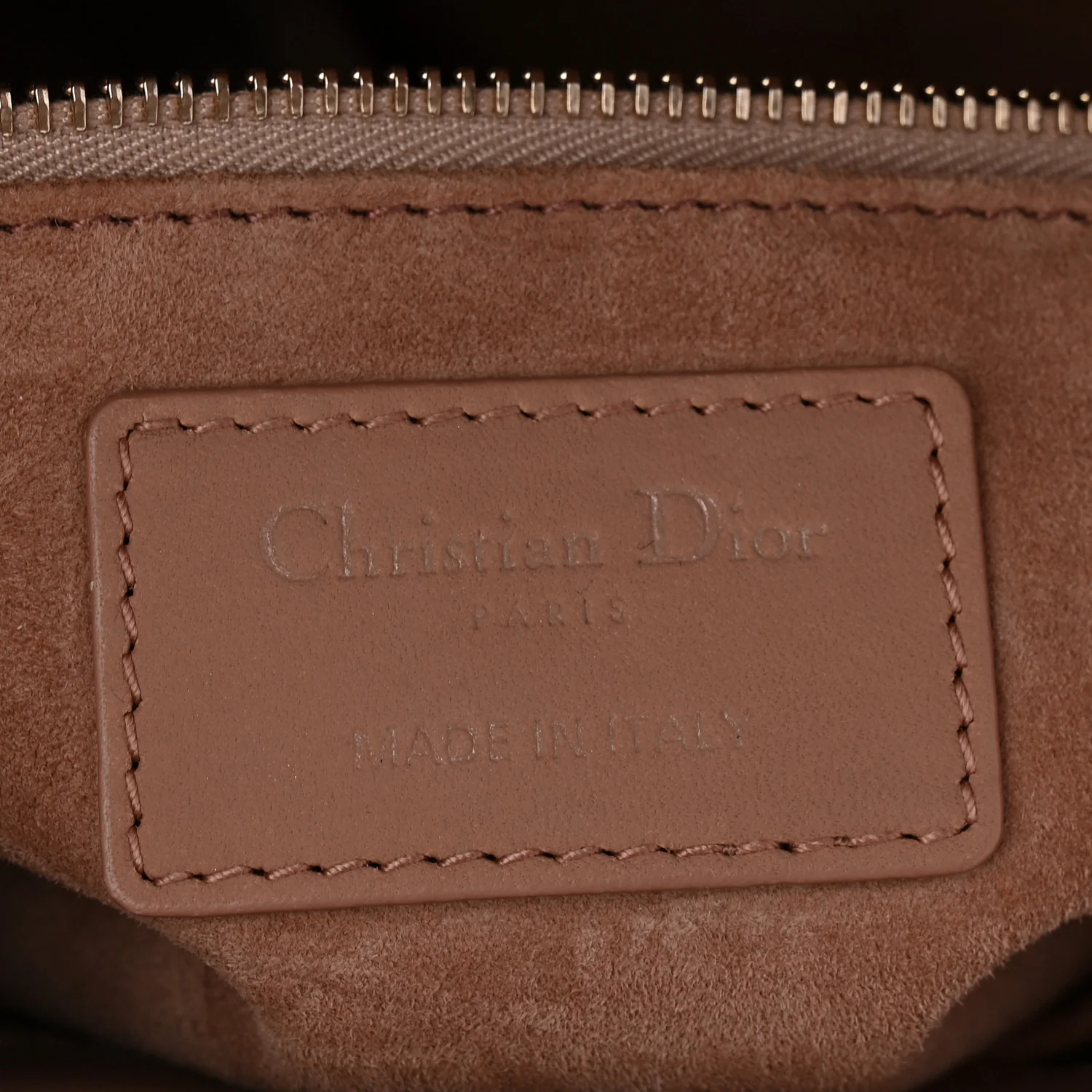 Ultra Matte Calfskin Cannage Medium Lady Dior Beige - Image 5