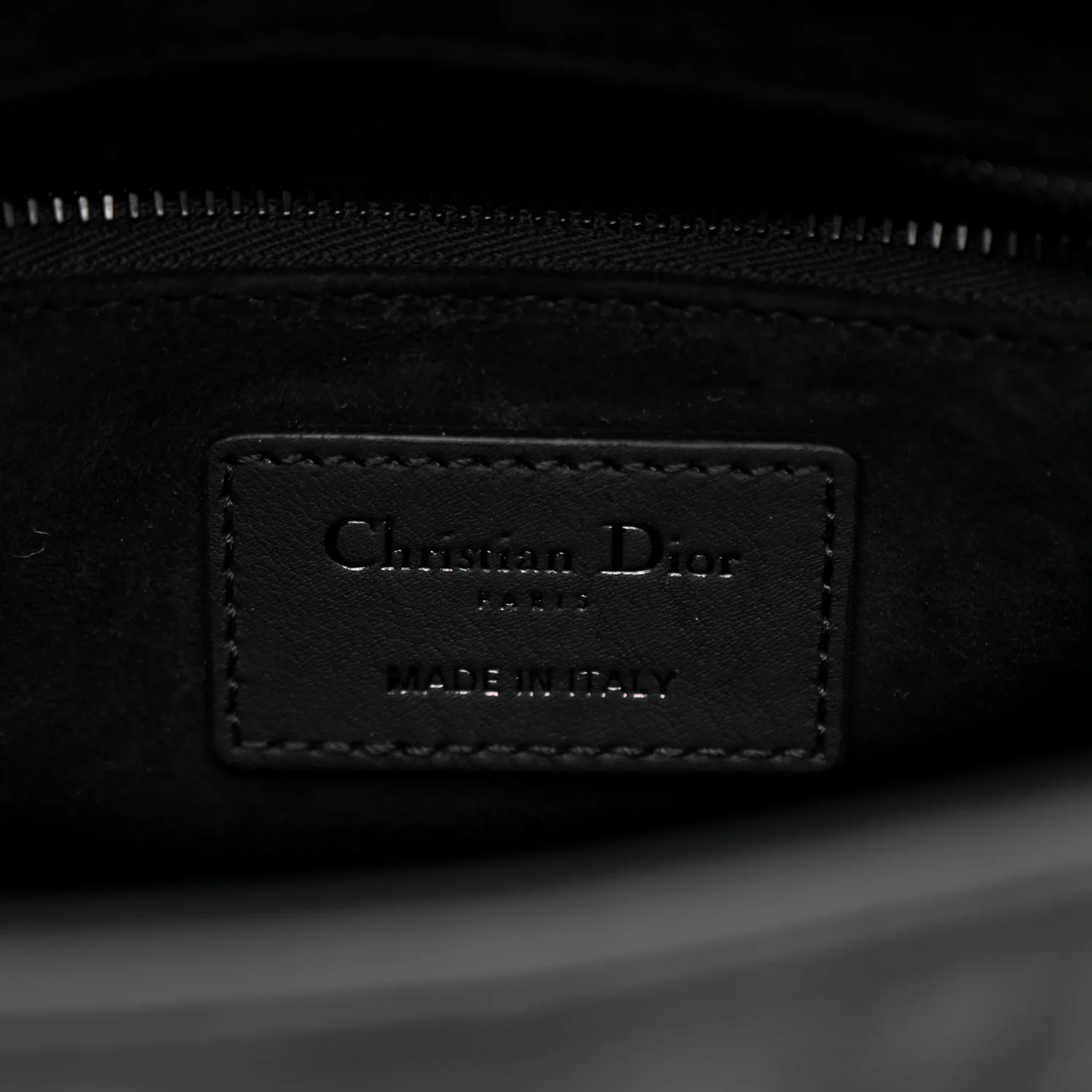 Ultra Matte Calfskin Cannage Small My ABCDior Lady Dior Black - Image 6