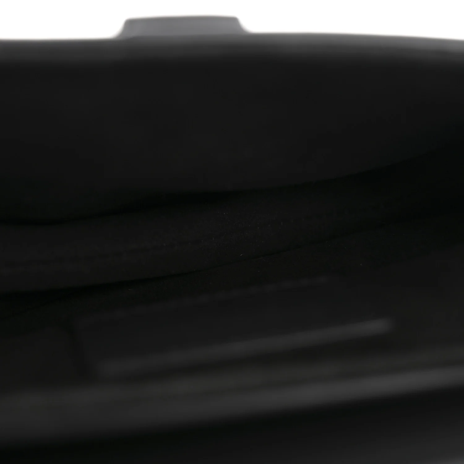 Ultra Matte Calfskin Mini Saddle Bag Black - Image 5
