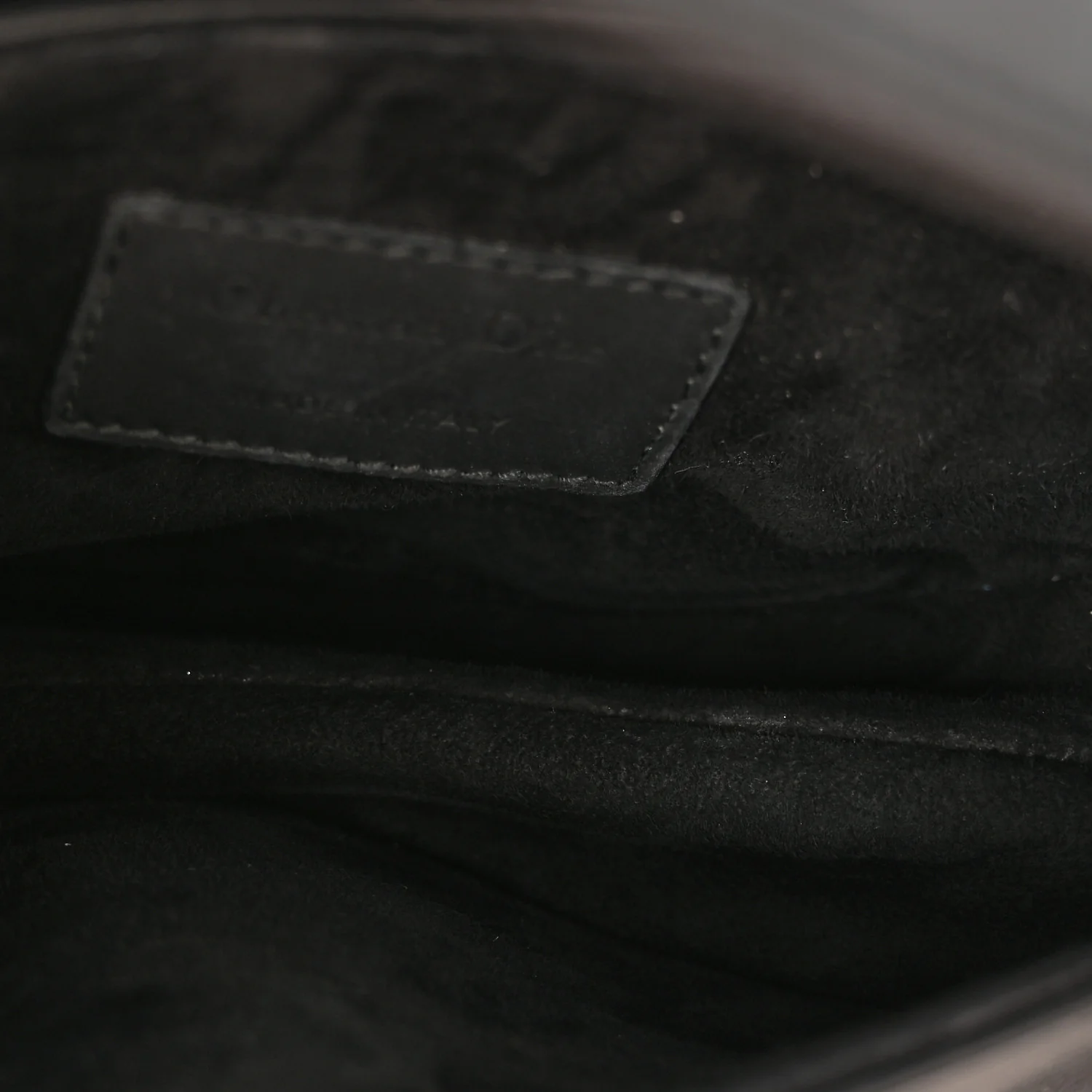 Ultra Matte Calfskin Mini Saddle Bag With Strap Black - Image 5