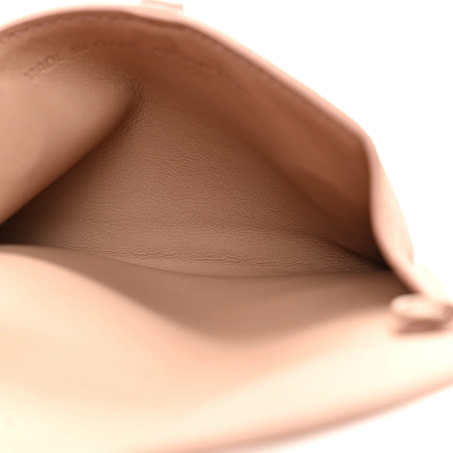 Ultra Matte Calfskin Nano Saddle Chain Pouch Rose Des Vents - Image 5