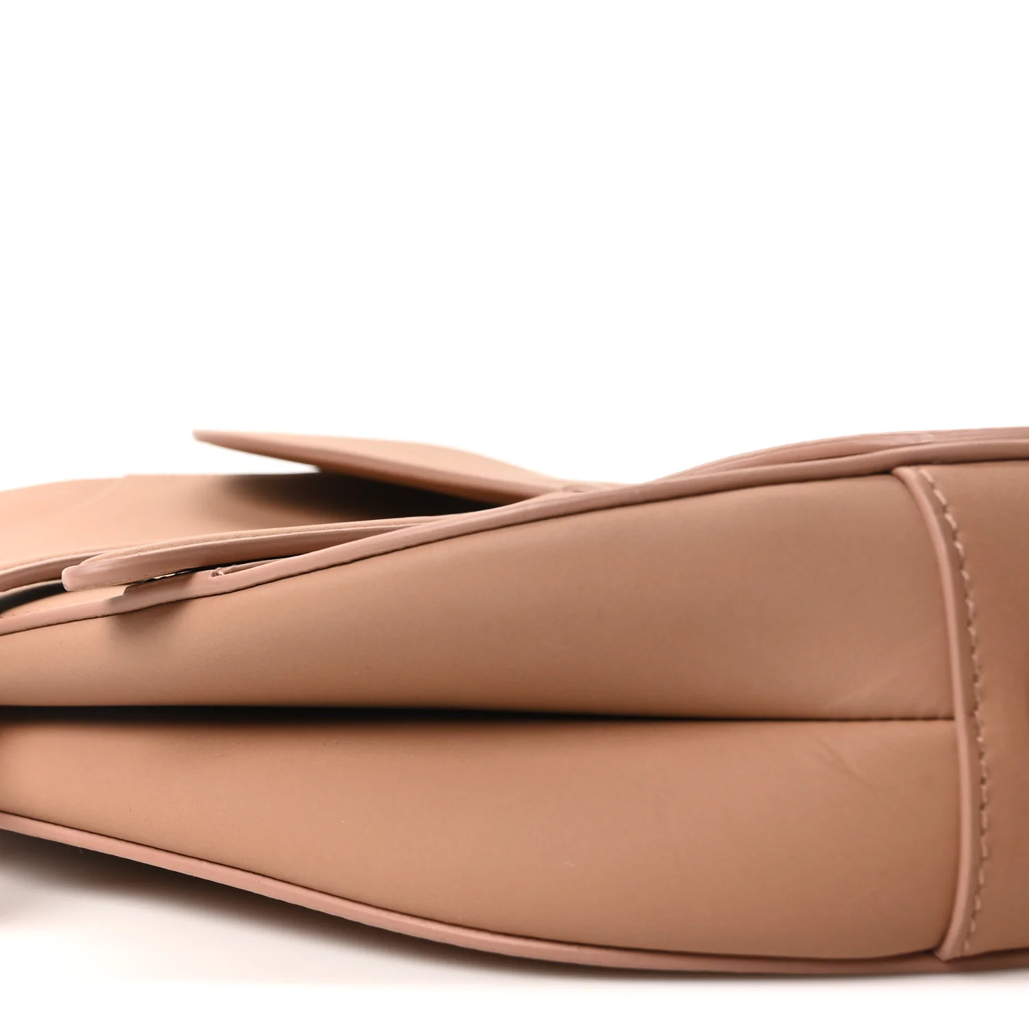 Ultra Matte Calfskin Saddle Bag Blush - Image 10