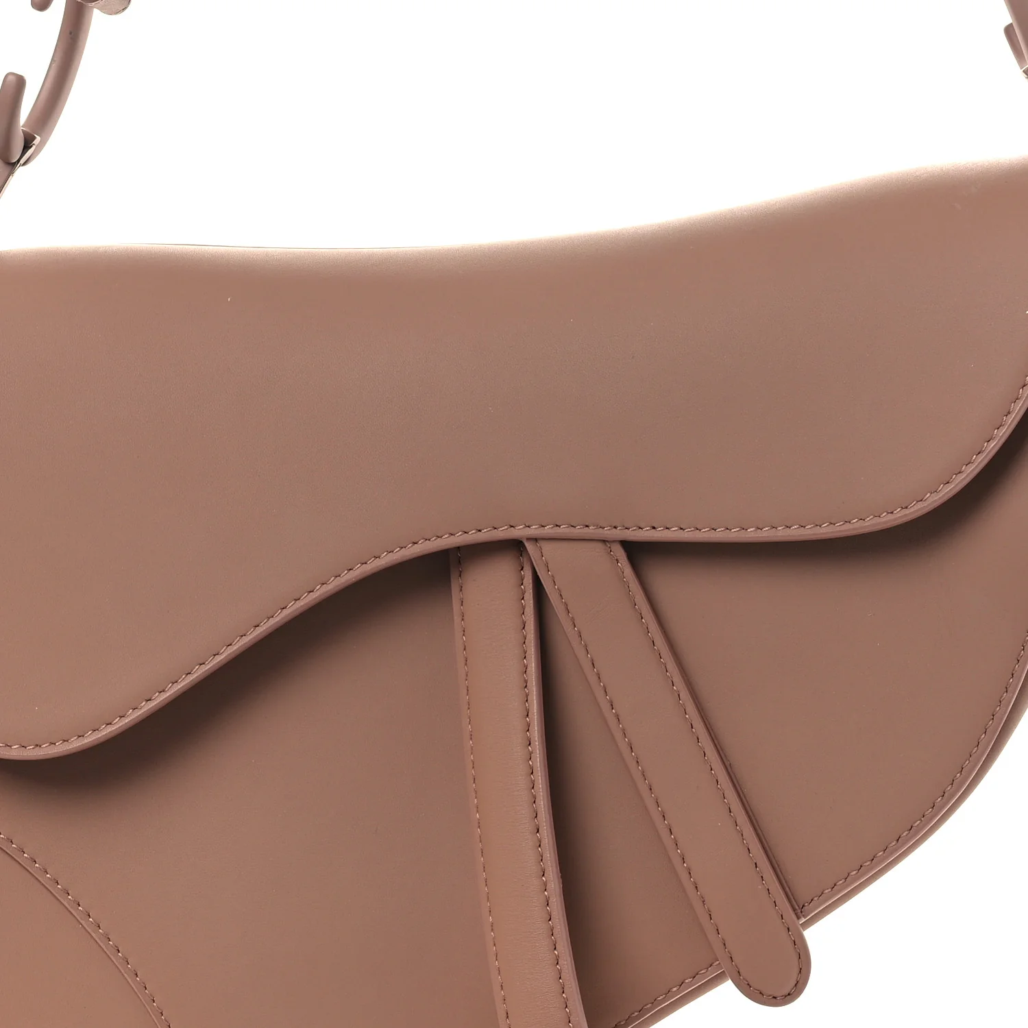 Ultra Matte Calfskin Saddle Bag Fard - Image 8