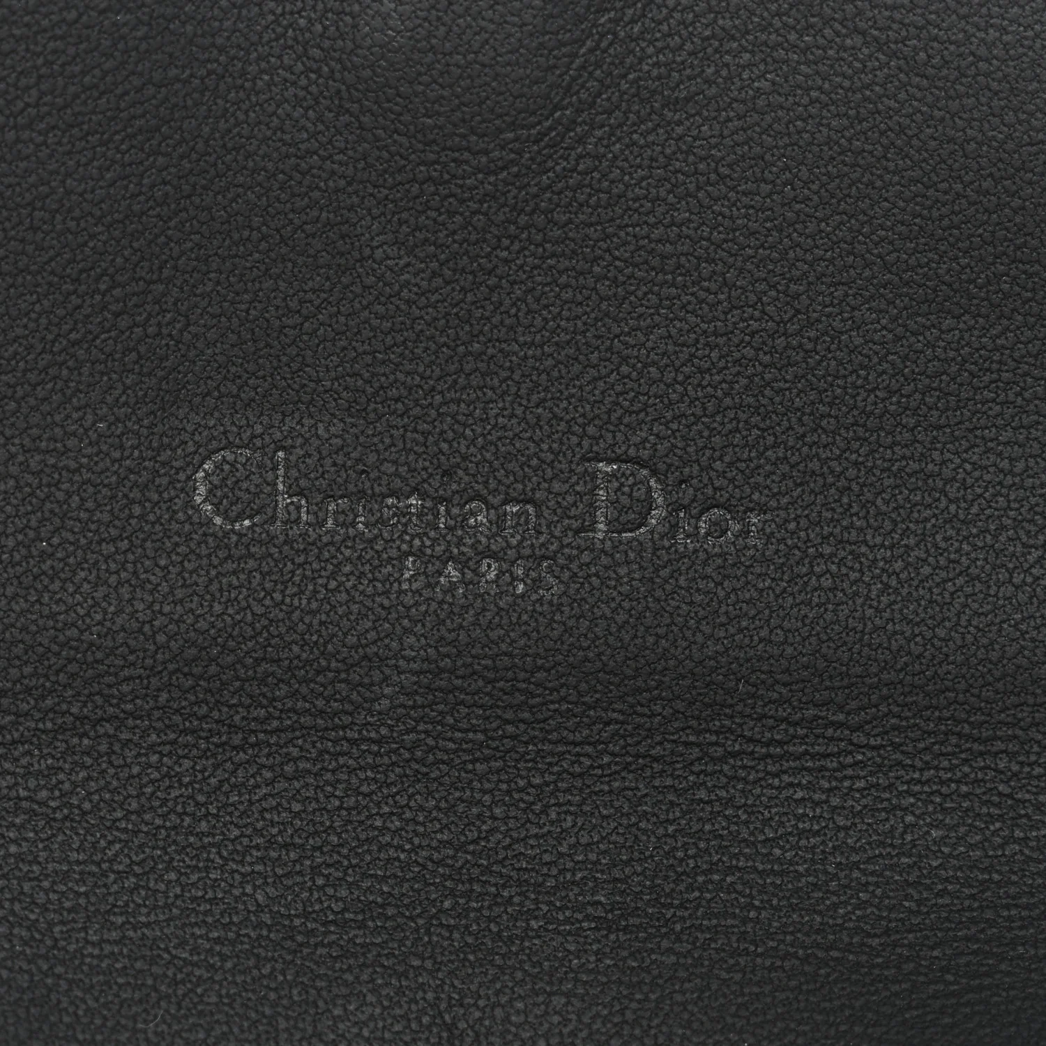Ultra Matte Calfskin Saddle Chain Wallet Pouch Black - Image 7