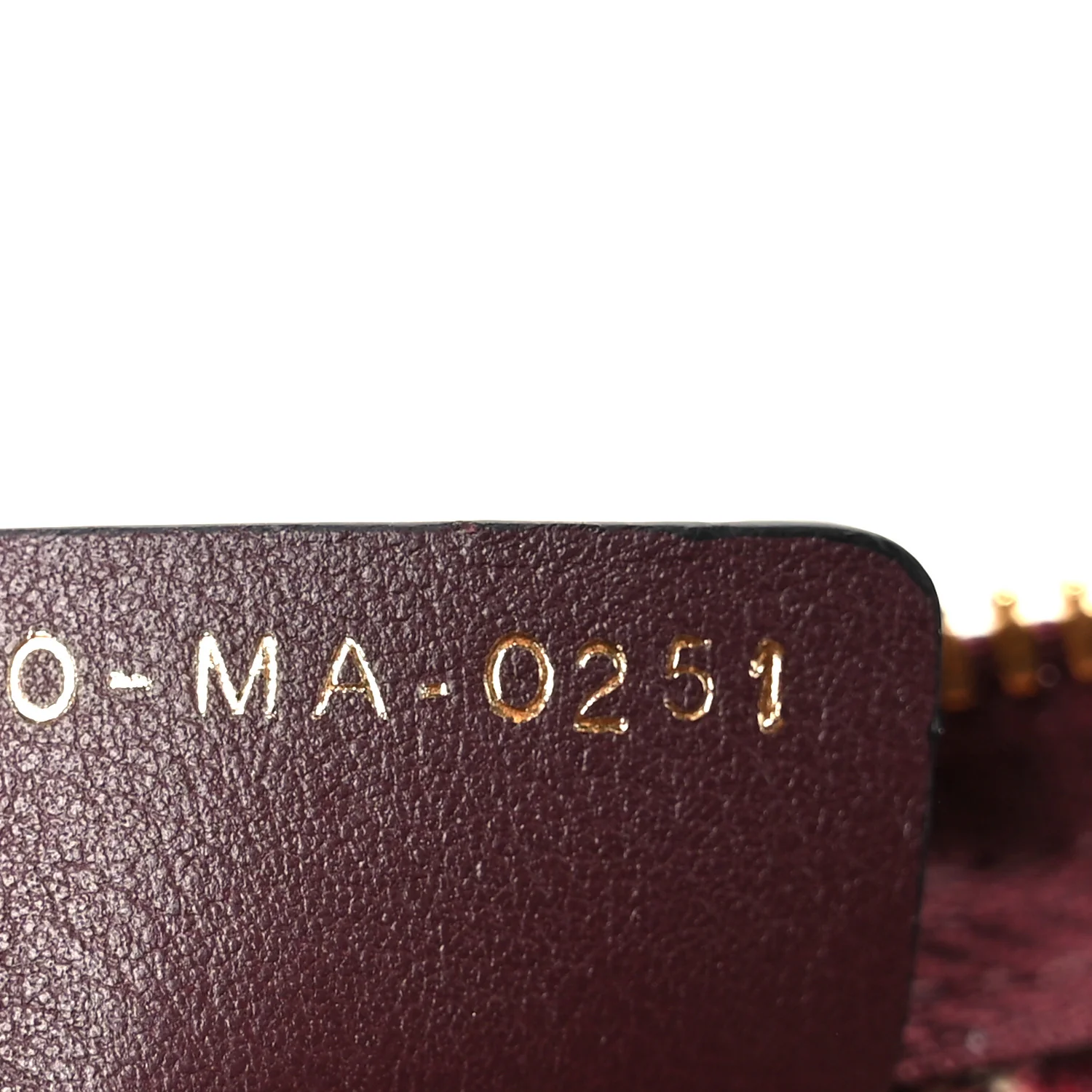 Velvet Oblique Cosmetic Pouch Burgundy - Image 7