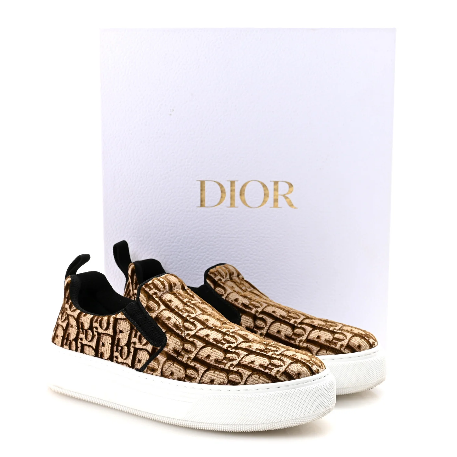 Velvet Oblique Womens Solar Slip On Sneakers 38 Bronze - Image 10