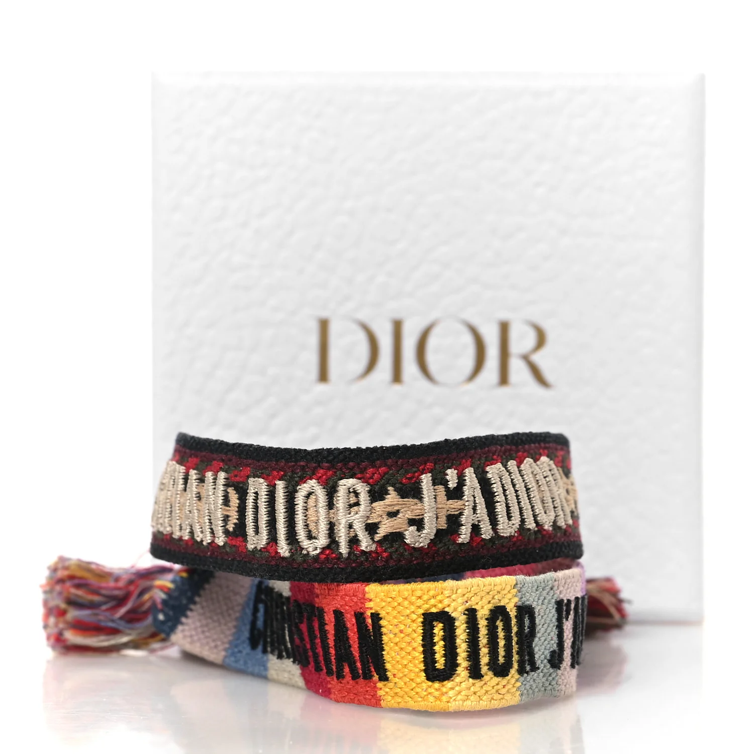 Woven Cotton J'Adior Friendship Bracelet Set Multicolor - Image 4
