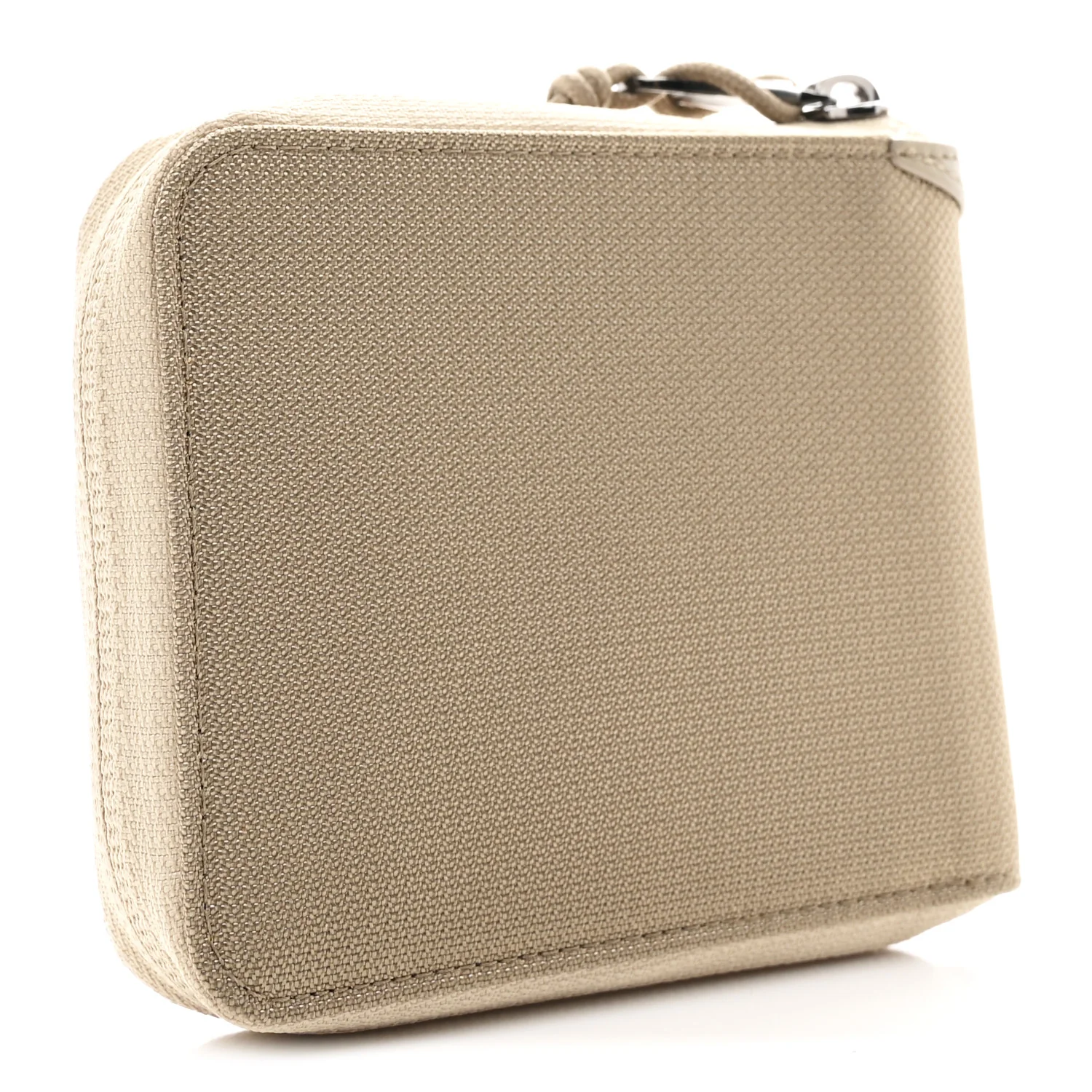 X MYSTERY RANCH Cordura Nylon Calfskin Zipped Bi-Fold Wallet Beige - Image 3
