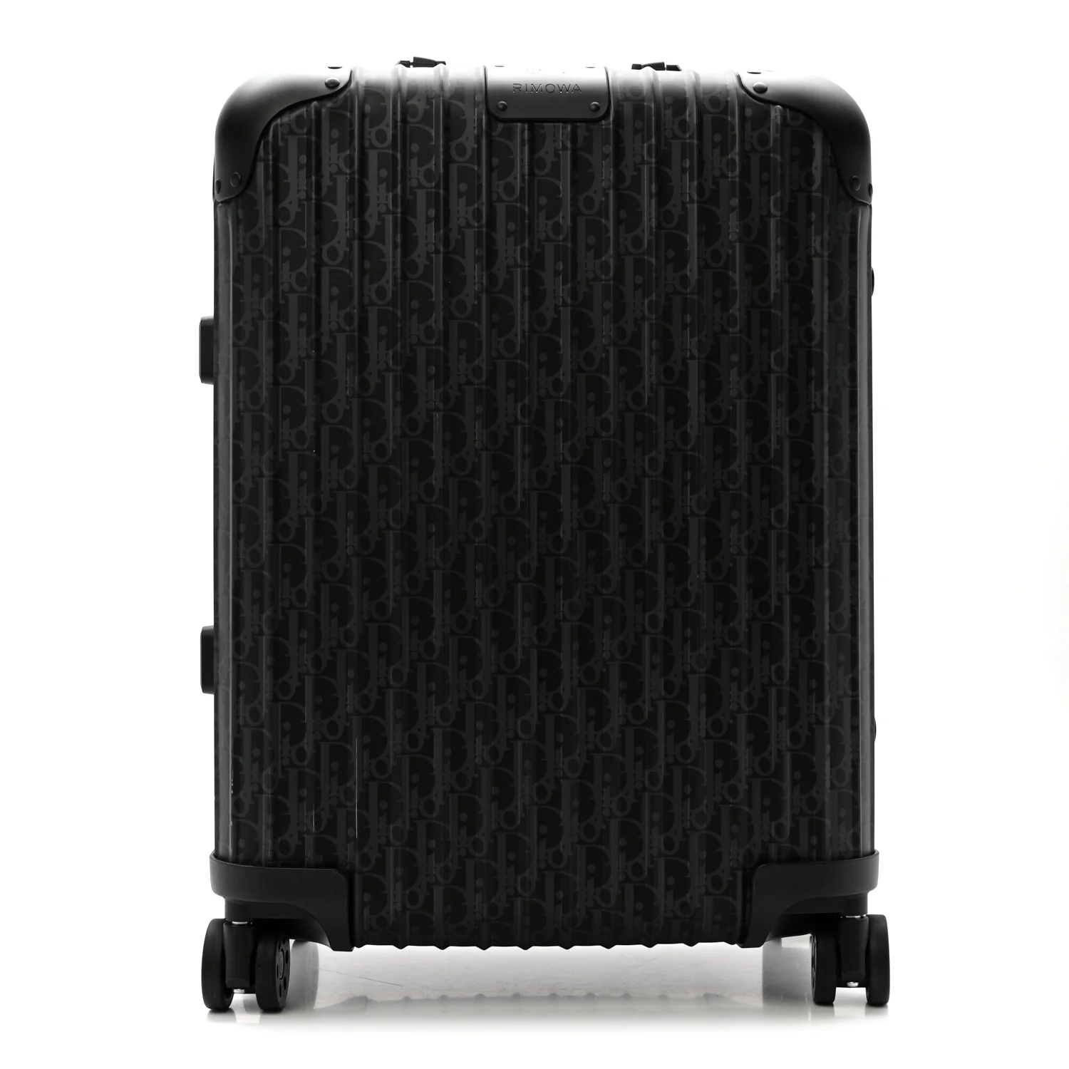 X RIMOWA Aluminum Gradient Original Cabin Luggage Black