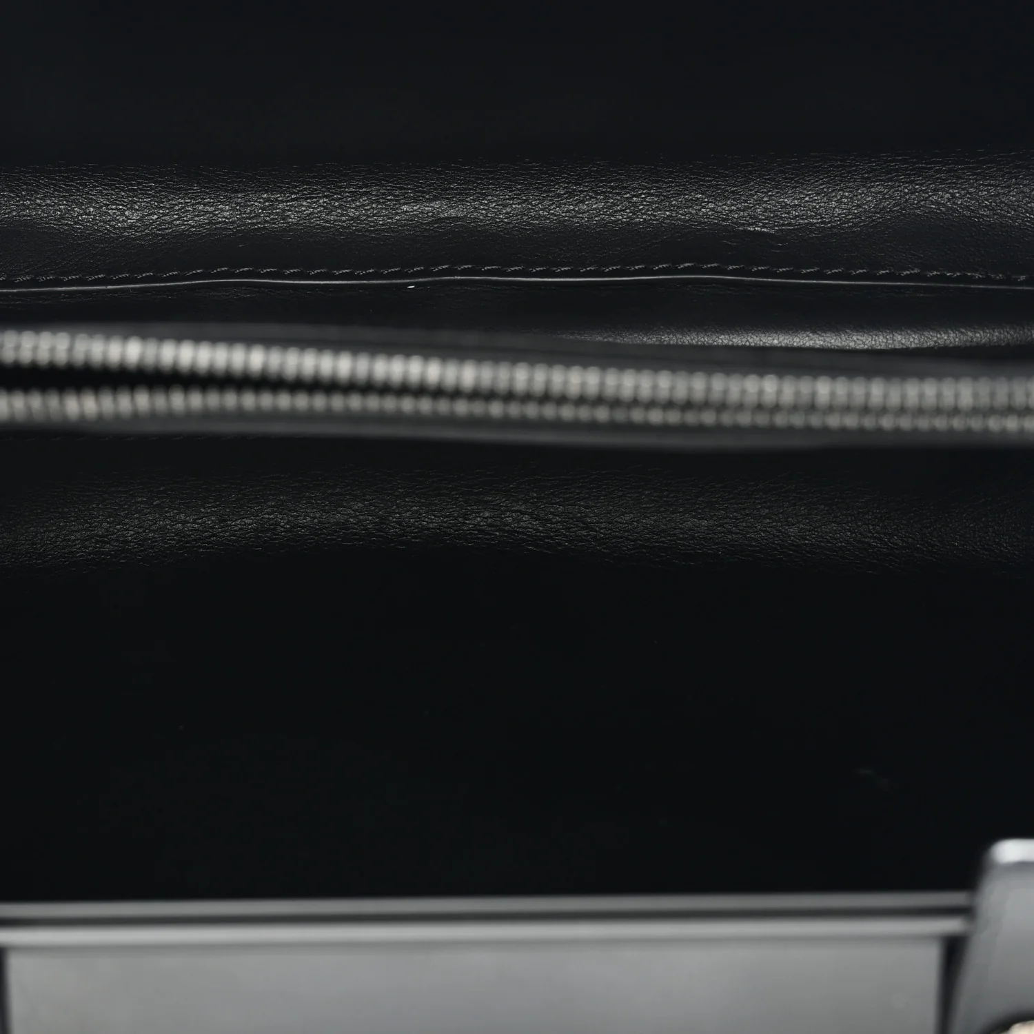 X RIMOWA Aluminum Personal Clutch On Strap Black - Image 5