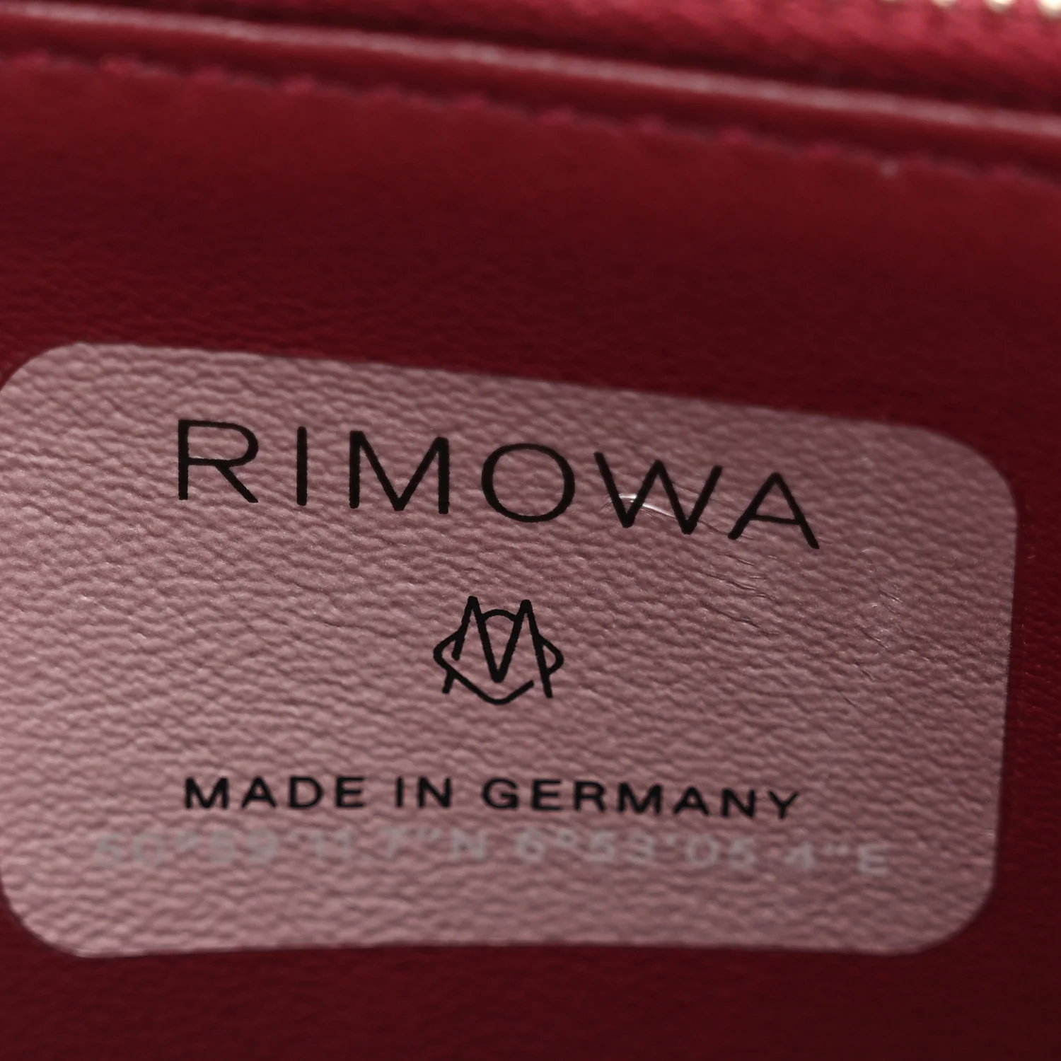 X RIMOWA Aluminum Personal Clutch On Strap Rose - Image 6