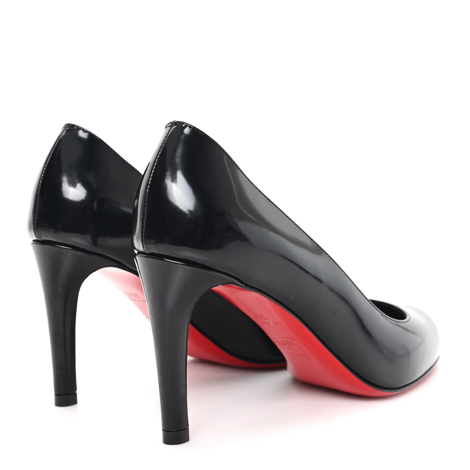 Calfskin Abrasivato Pumppie 85 Pumps 35.5 Black - Image 5