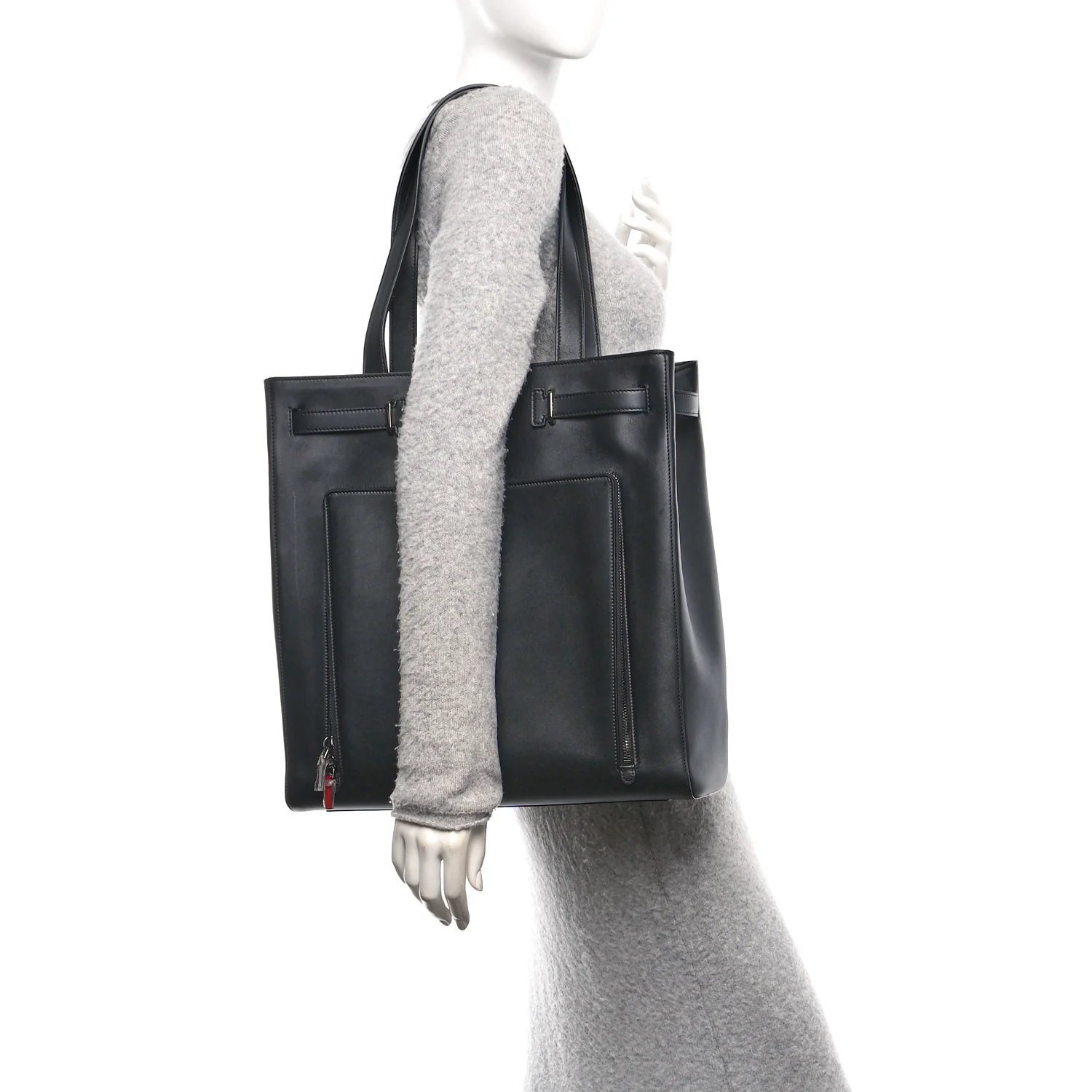Calfskin Cordia Djanis Tote Black - Image 2
