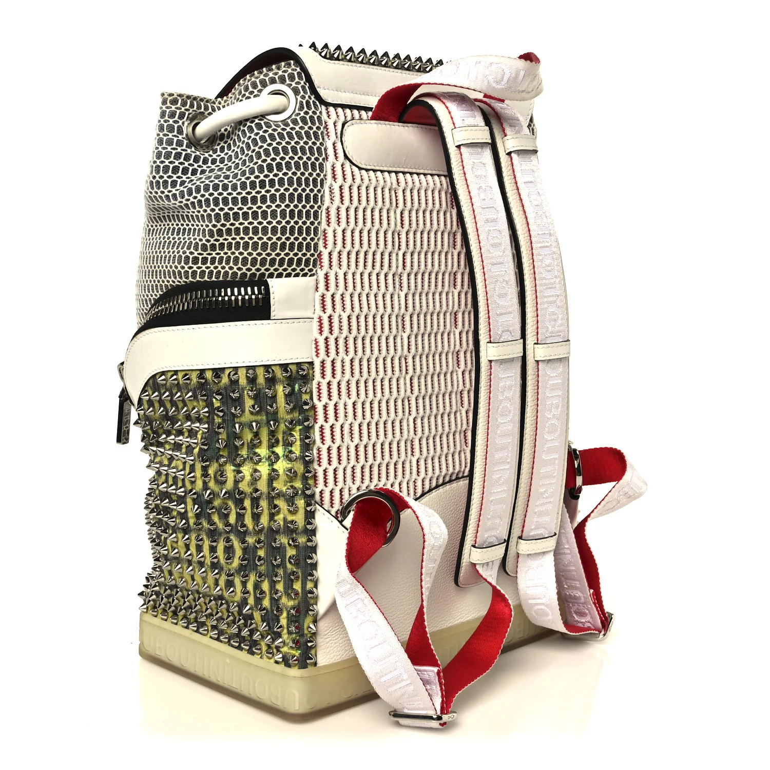 Calfskin Explorafunk Backpack White Multicolor - Image 3