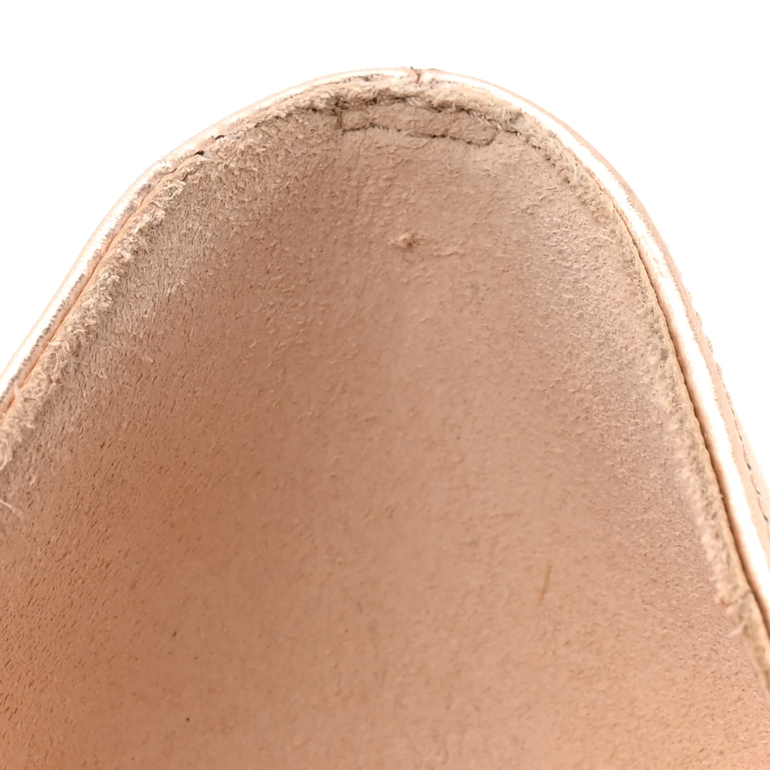 Calfskin Laminato Satin Iriza 85 Pumps 37.5 Leche - Image 17