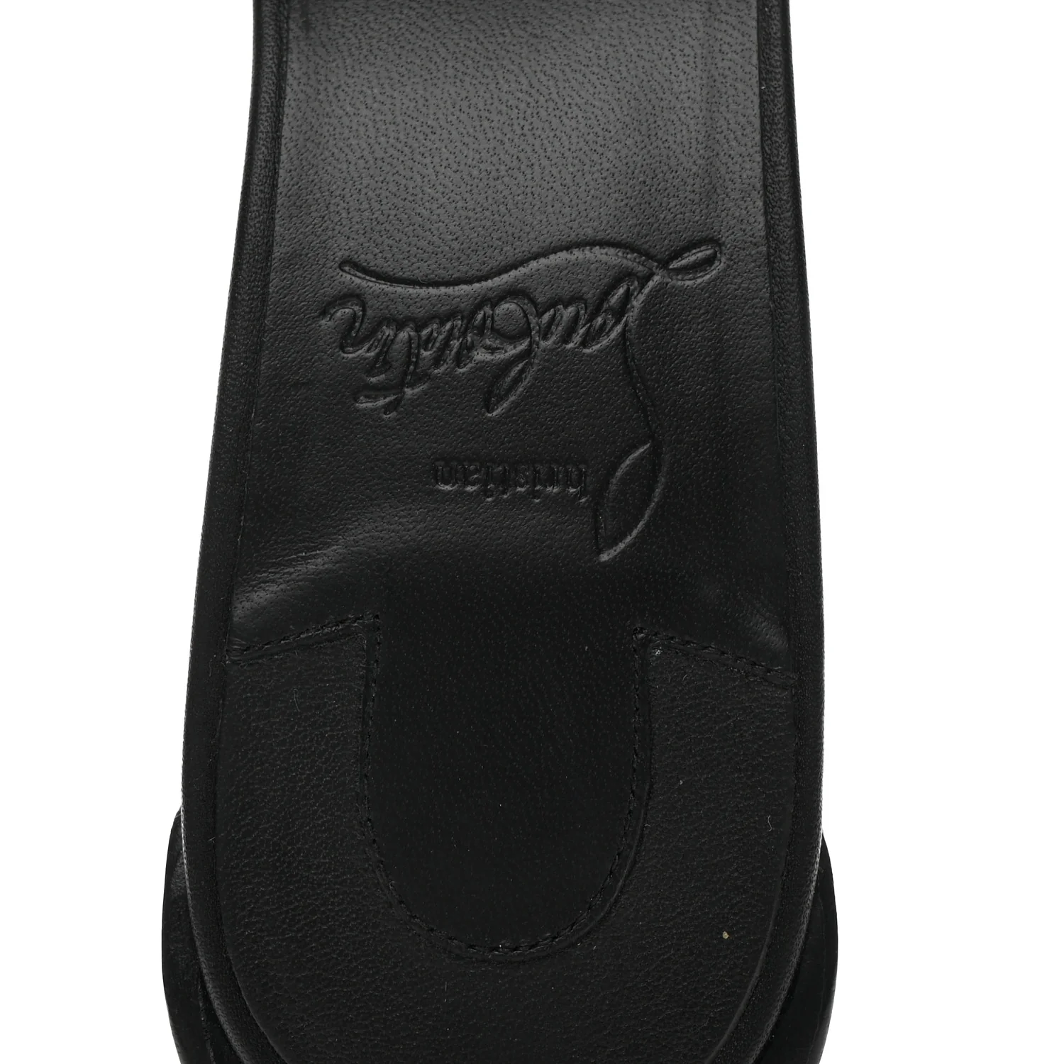 Calfskin Logo Embossed So CL 55 Mule 37.5 Black - Image 8