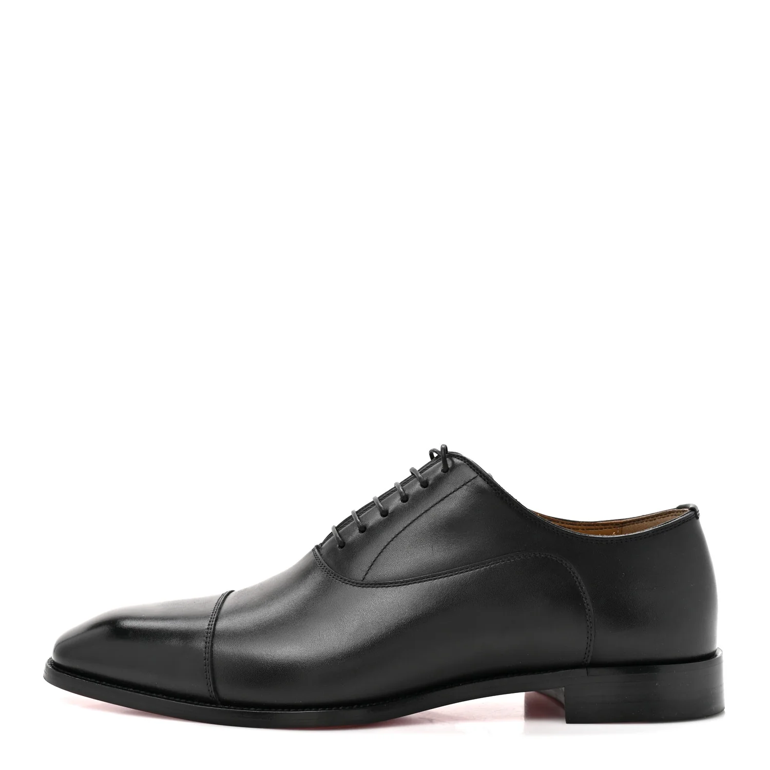 Calfskin Mens Greggroy Flat Derby Oxford 41.5 Black