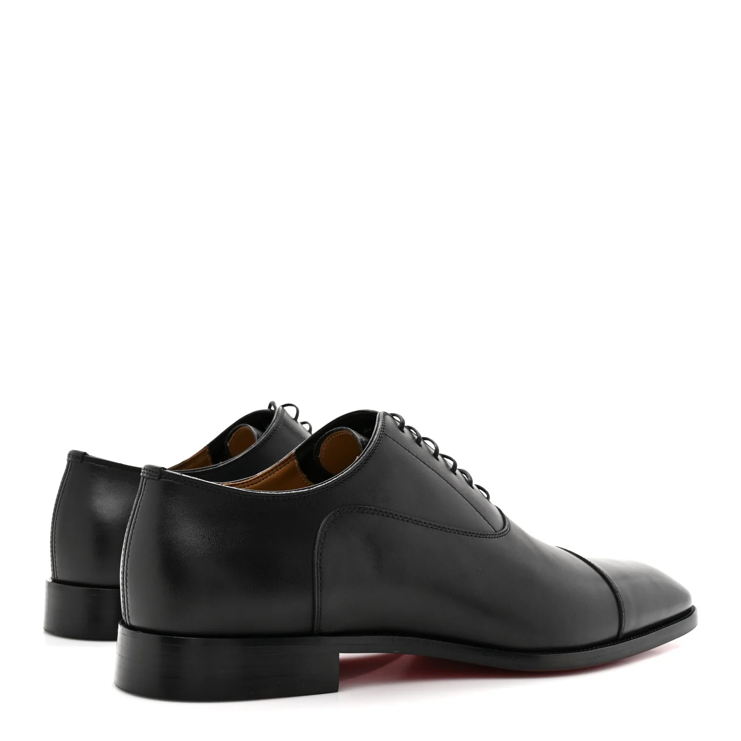 Calfskin Mens Greggroy Flat Derby Oxford 41.5 Black - Image 5