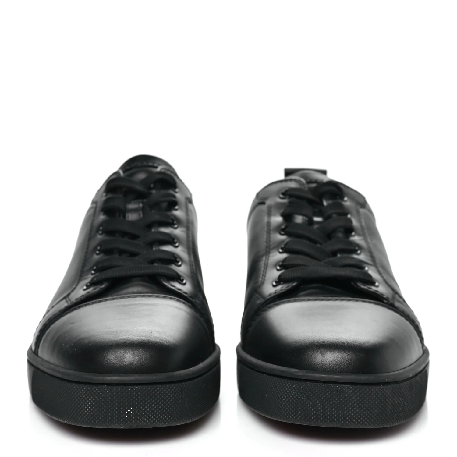 Calfskin Mens Louis Junior Flat Sneakers 43.5 Black - Image 3