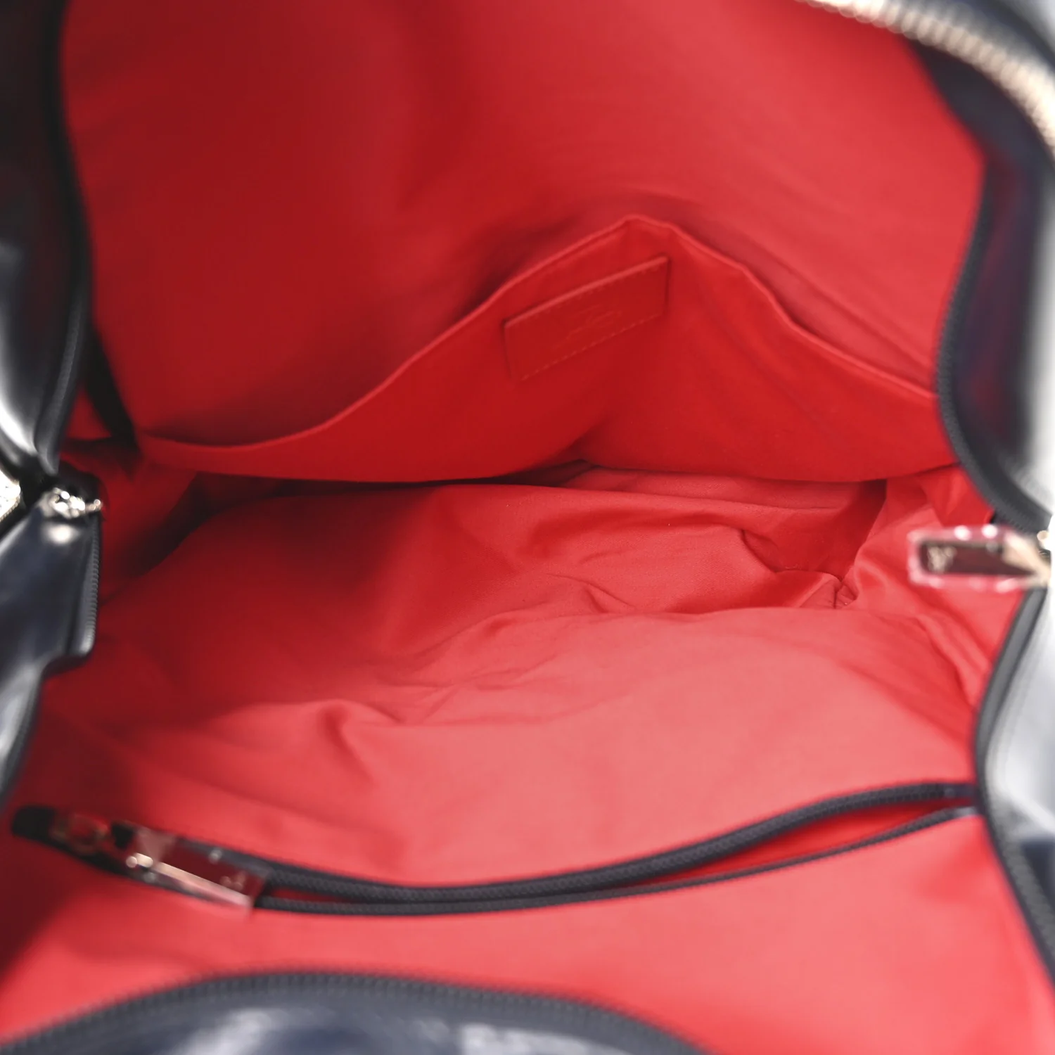 Calfskin Nylon Backparis Spiked Backpack Marine - Image 5