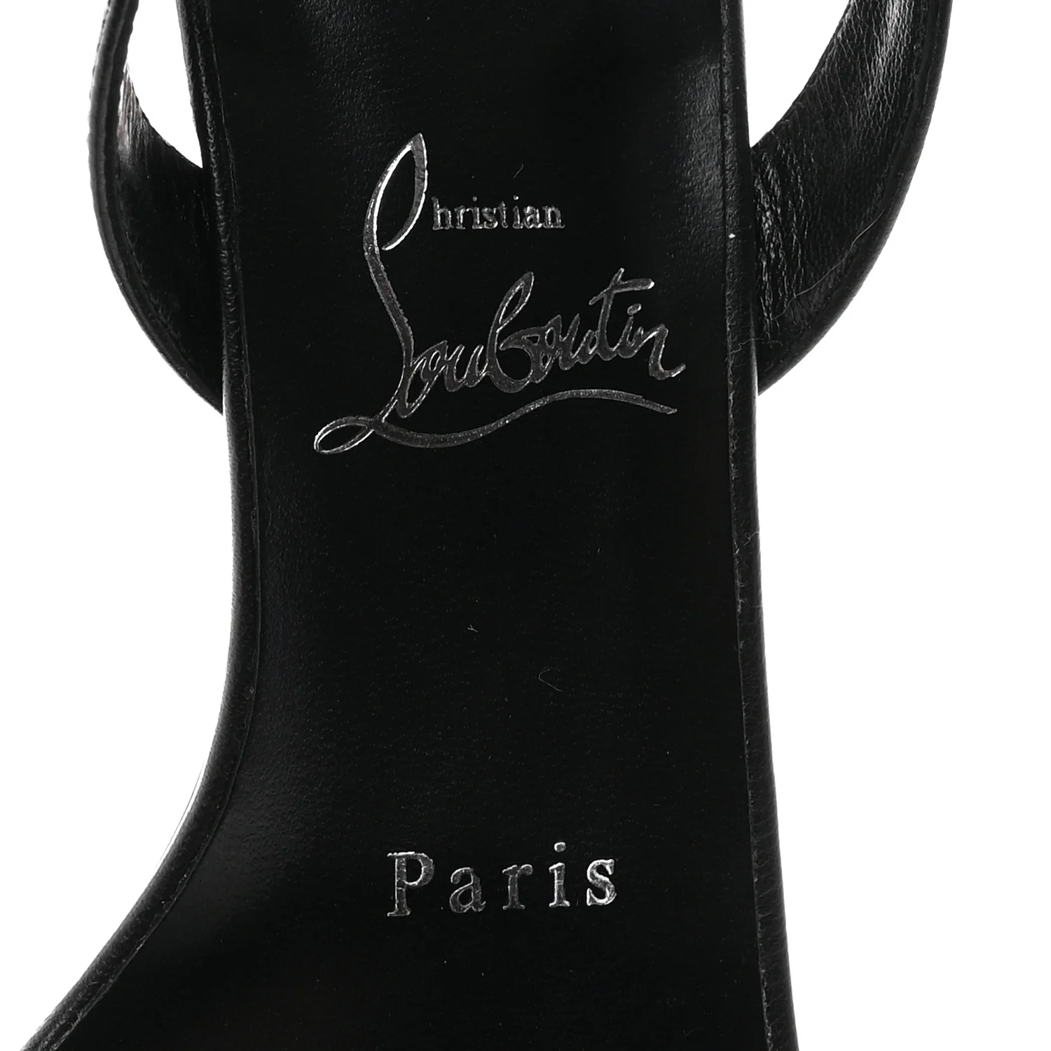Calfskin O Marylin 85 Slingback Sandal Heels 36.5 Black - Image 8
