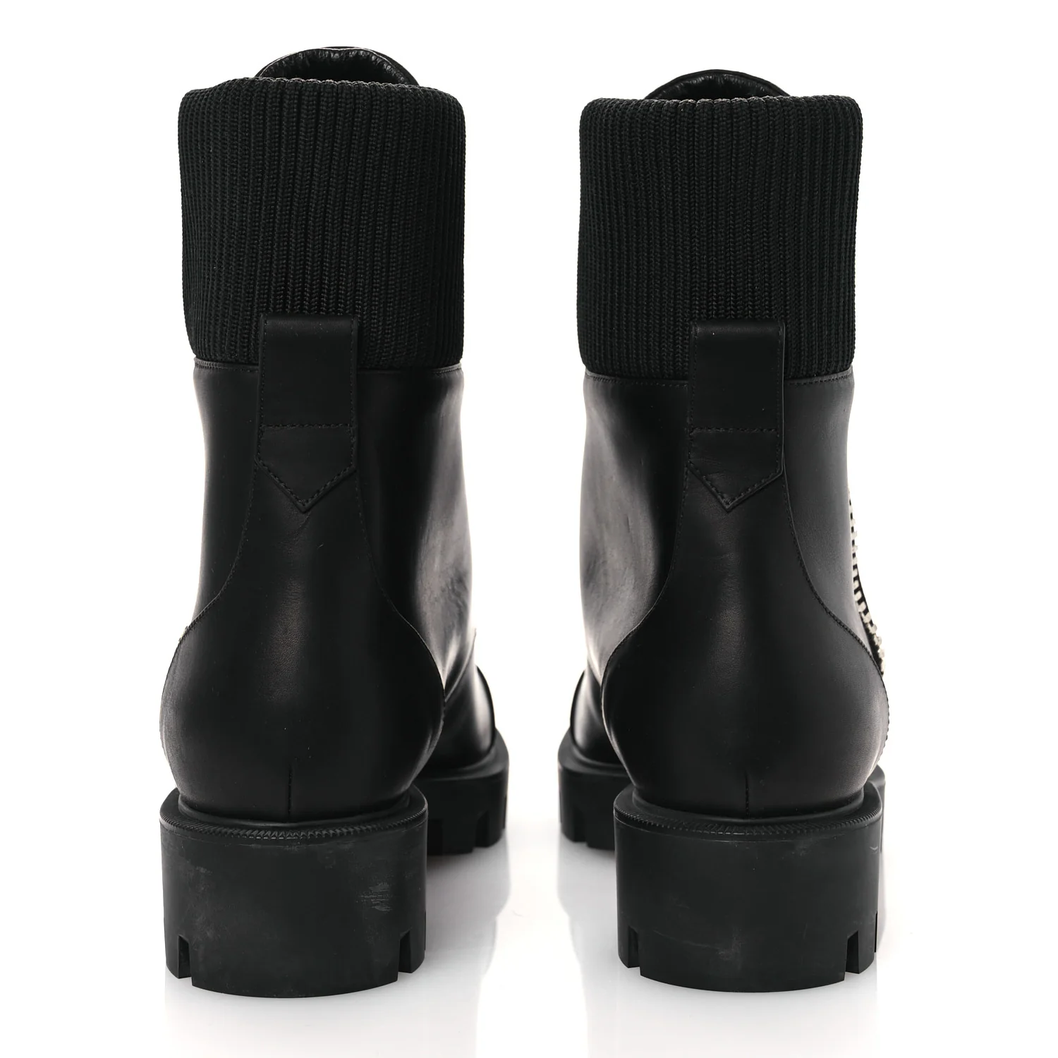 Calfskin Quilted En Hiver Boots 39.5 Black - Image 6