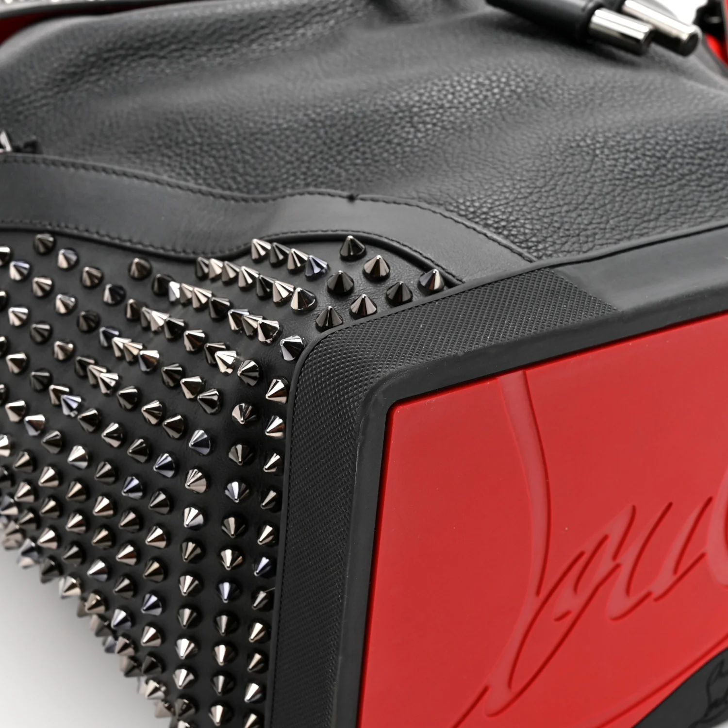 Calfskin Spiked Explorafunk Backpack Black - Image 10