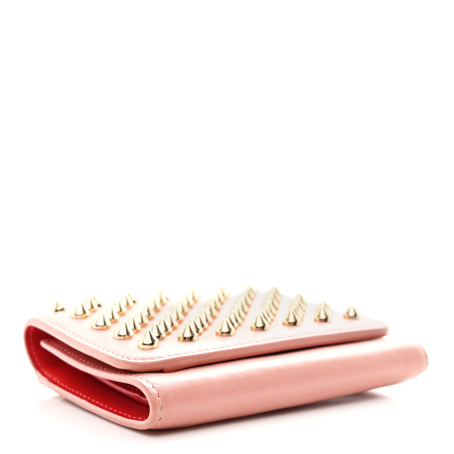 Calfskin Spiked Macaron Mini Spiked Wallet Ronsard - Image 4