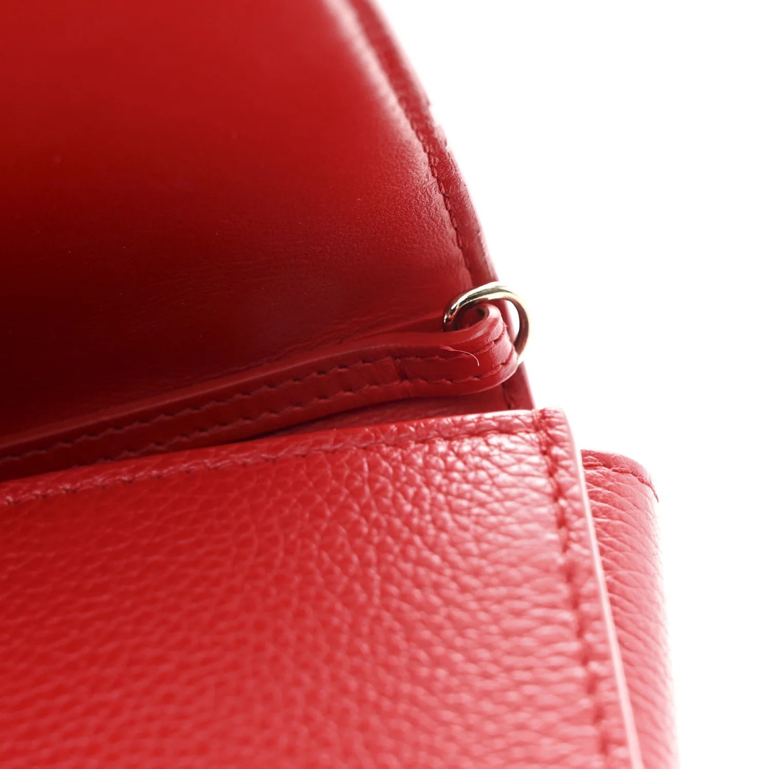 Calfskin Spikes Loubinthesky Paloma Clutch Red - Image 12