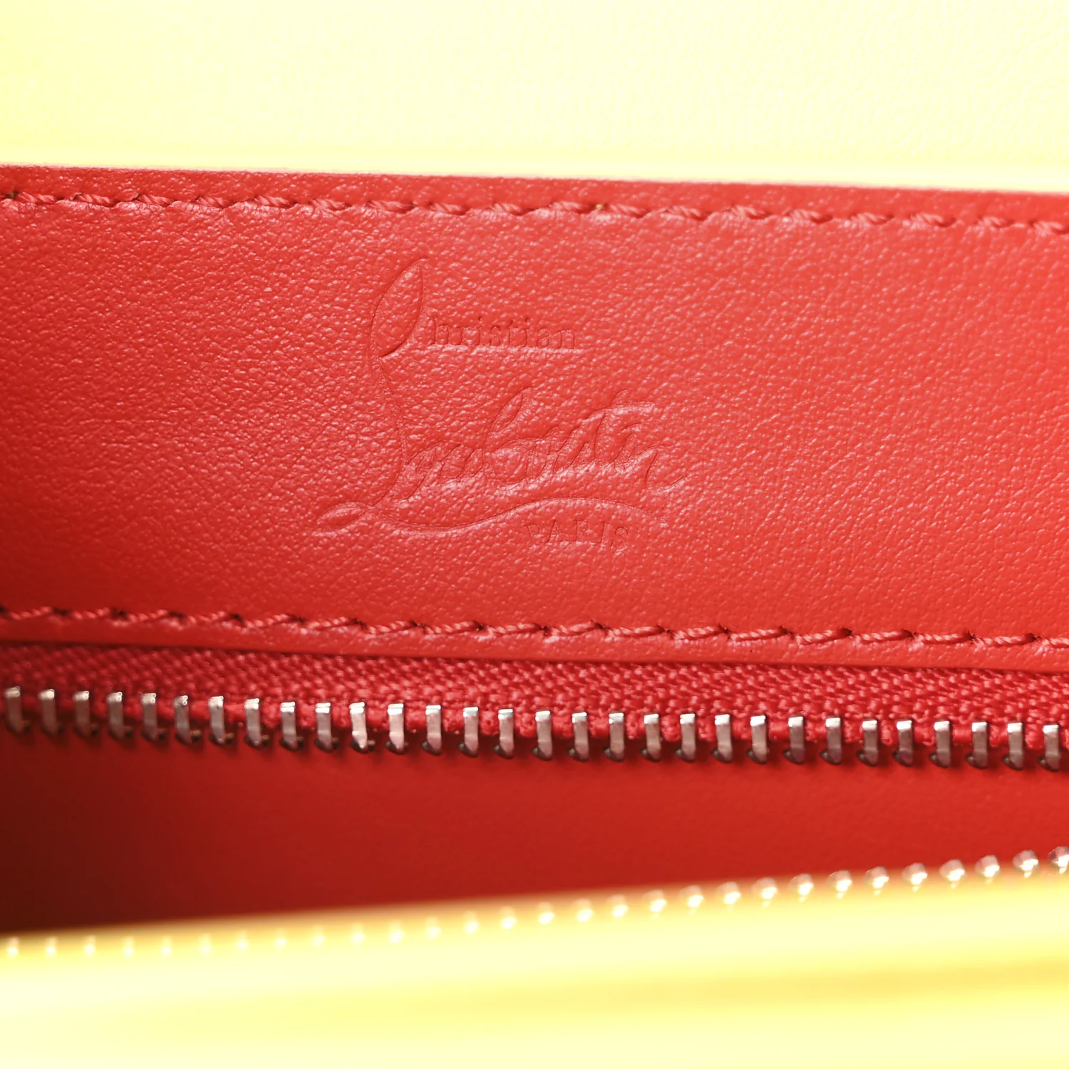 Calfskin Studded Carasky Crossbody Bag Yellow - Image 6