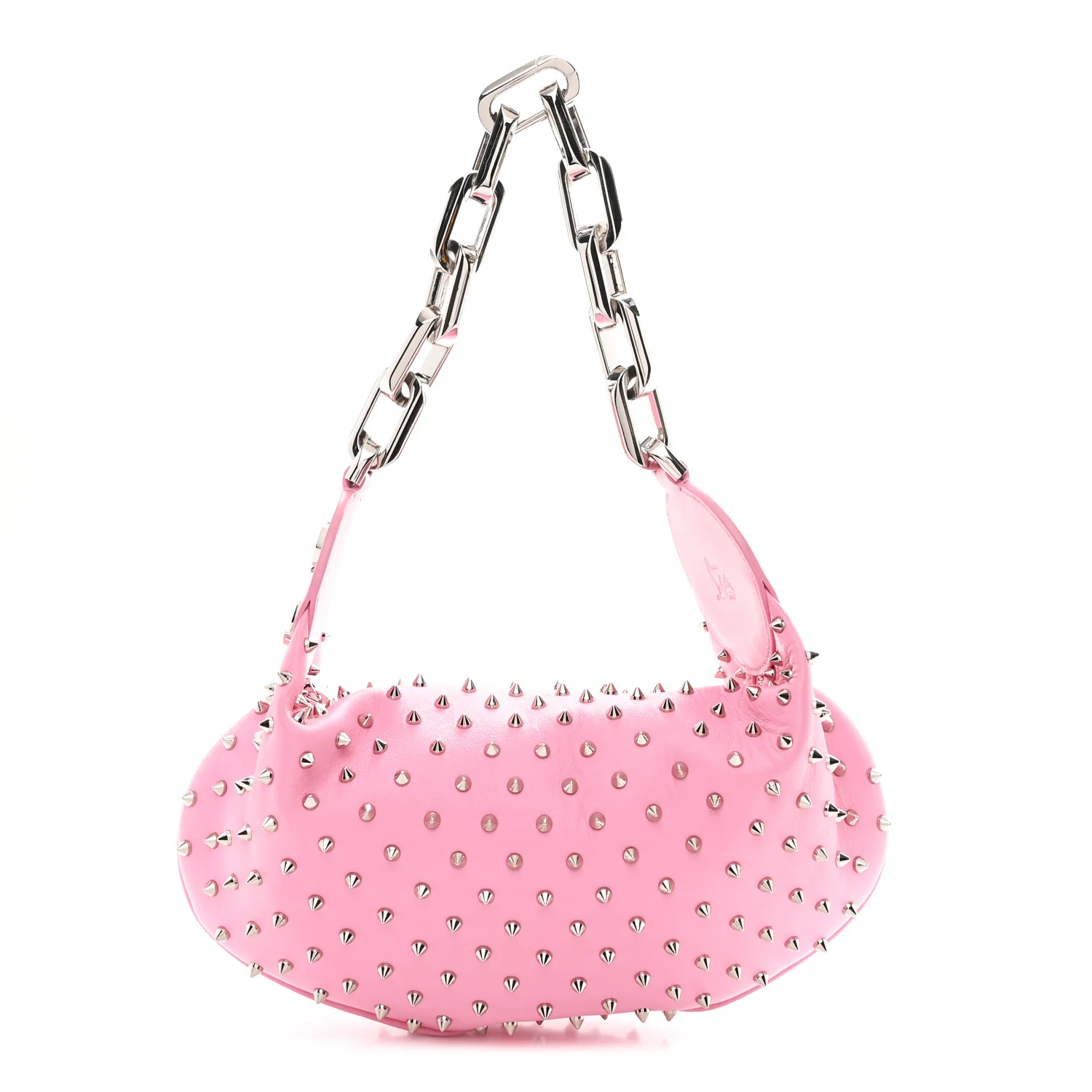 Calfskin Studded Le 54 Shoulder Bag Calipso