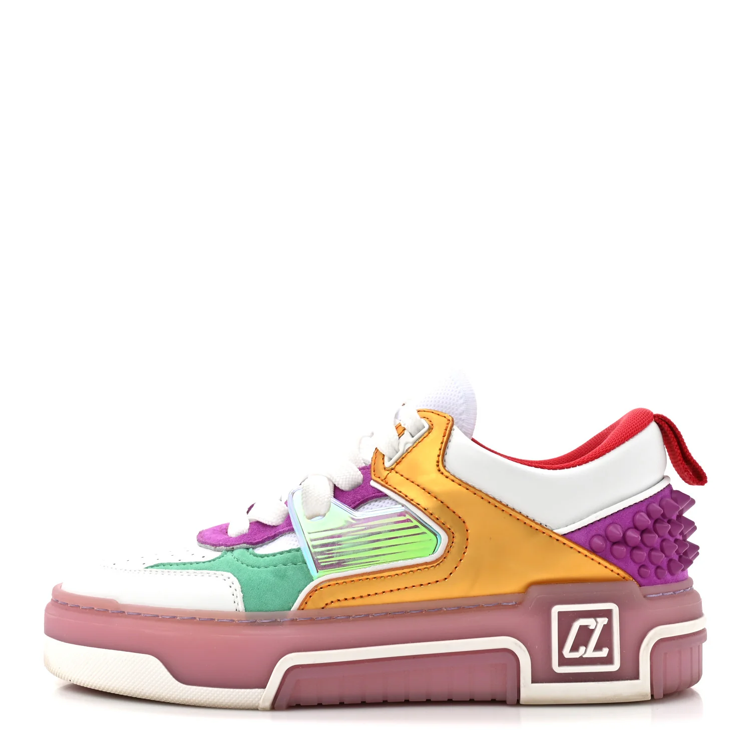 Calfskin Suede Spike Astroloubi Donna Low Top Sneakers 36 Kismet Supernova