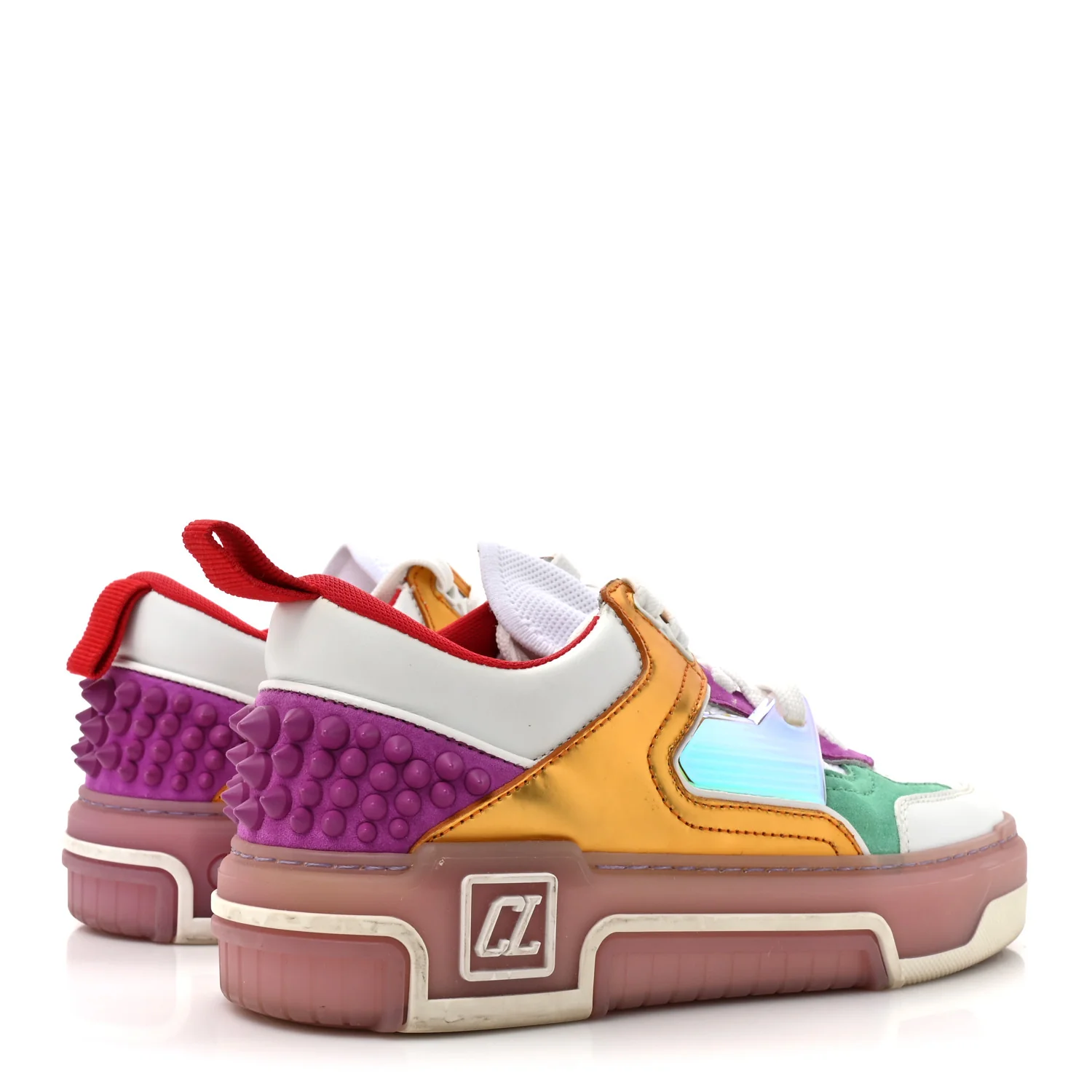 Calfskin Suede Spike Astroloubi Donna Low Top Sneakers 36 Kismet Supernova - Image 6