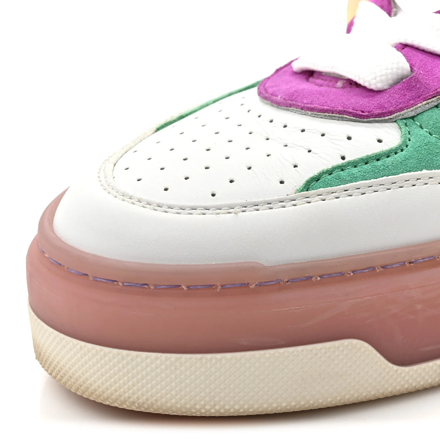 Calfskin Suede Spike Astroloubi Donna Low Top Sneakers 36 Kismet Supernova - Image 9