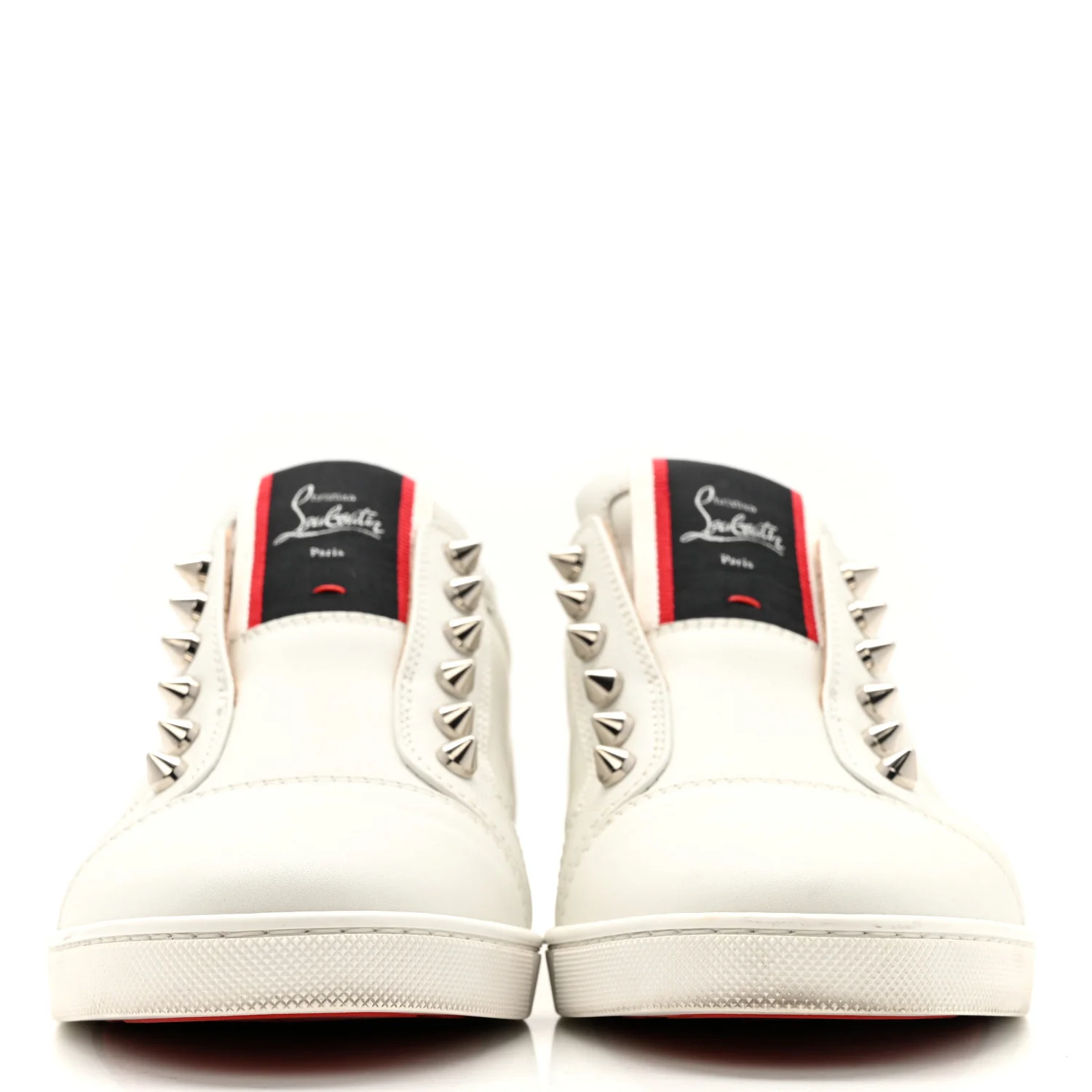 Calfskin Womens F.A.V Fique A Vontade Flat Sneakers 38 White - Image 5