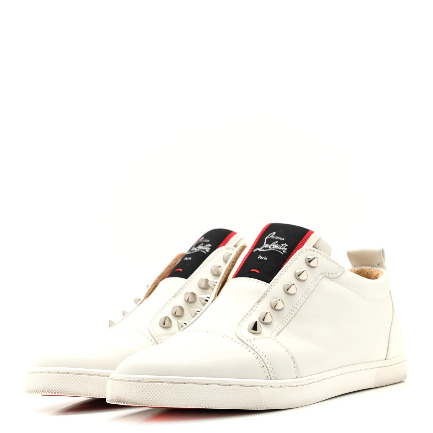 Calfskin Womens F.A.V Fique A Vontade Flat Sneakers 38 White - Image 8