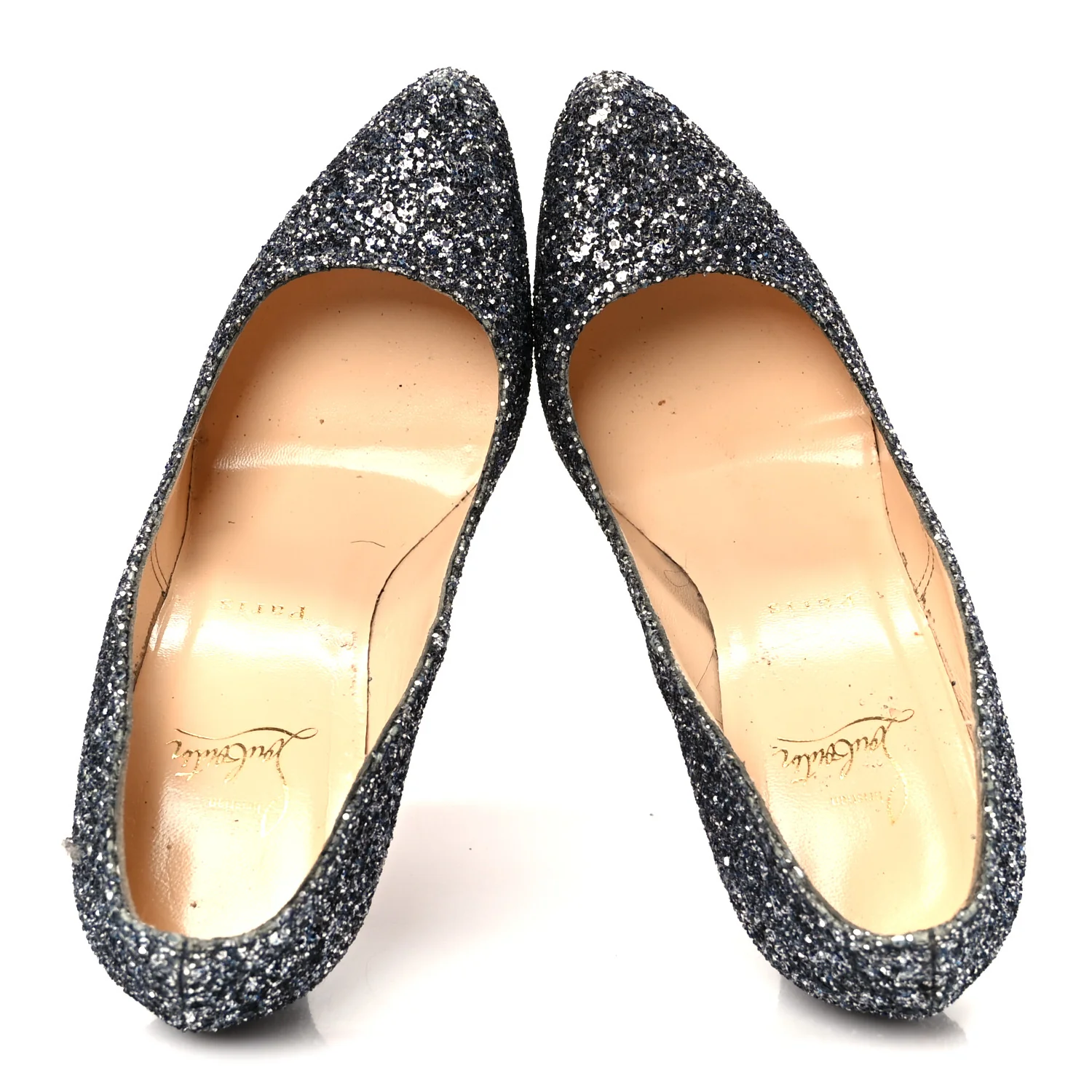 Glitter Daffodile Spotlight 160 Pumps 39.5 Blue Khol - Image 2