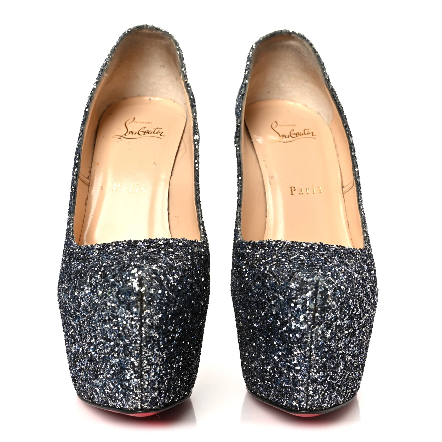 Glitter Daffodile Spotlight 160 Pumps 39.5 Blue Khol - Image 3