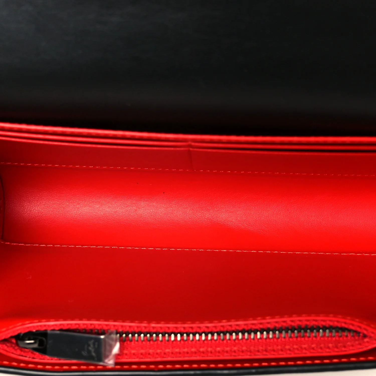 Grained Calfskin By My Side Wallet On Chain Black - Image 5