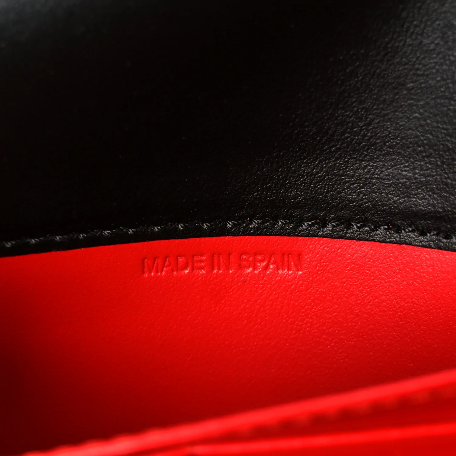 Grained Calfskin By My Side Wallet On Chain Black - Image 6