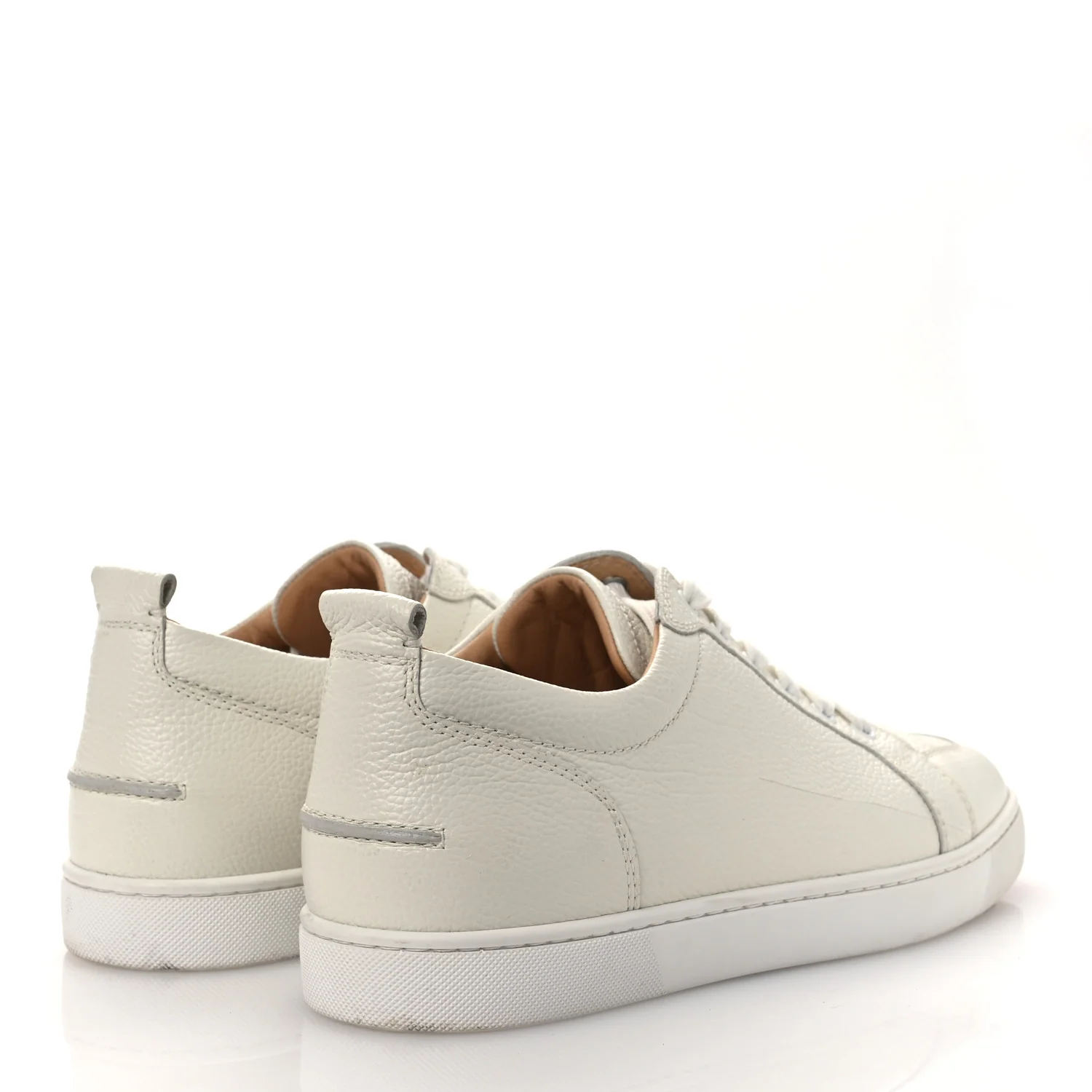 Grained Calfskin Rantulow Flat Sneakers 43.5 Latte - Image 5
