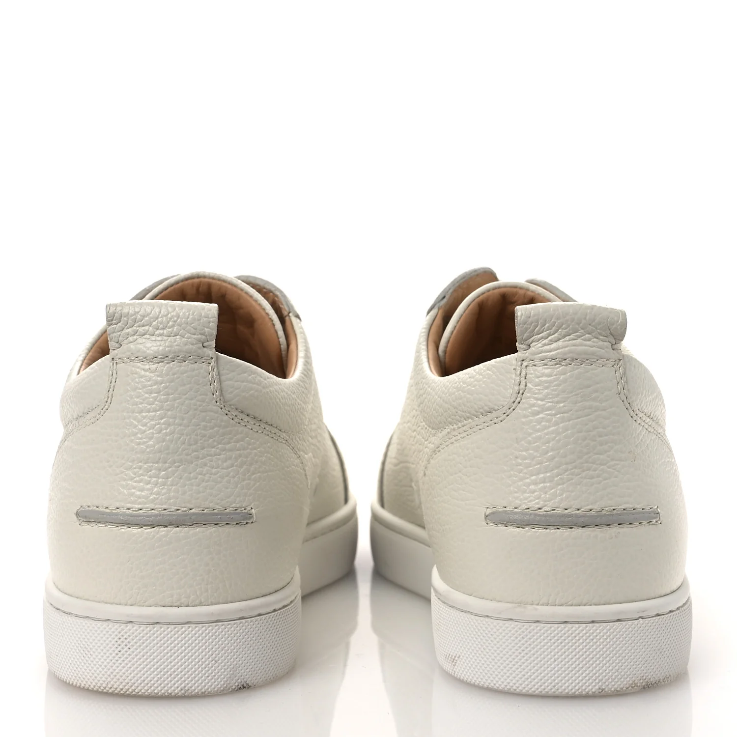 Grained Calfskin Rantulow Flat Sneakers 43.5 Latte - Image 6