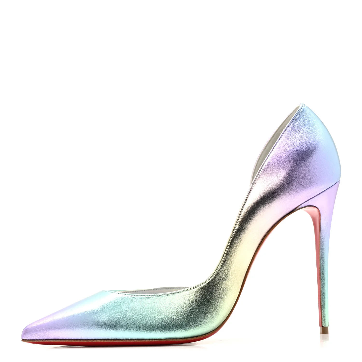 Iridescent Nappa Lam Licorne Iriza 100 Pumps 41 Multicolor
