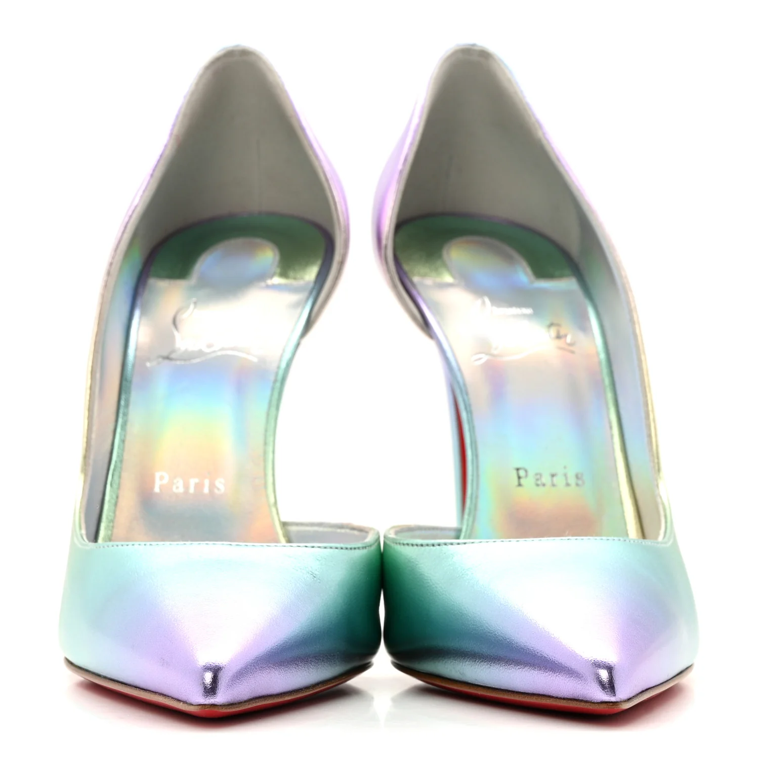 Iridescent Nappa Lam Licorne Iriza 100 Pumps 41 Multicolor - Image 3