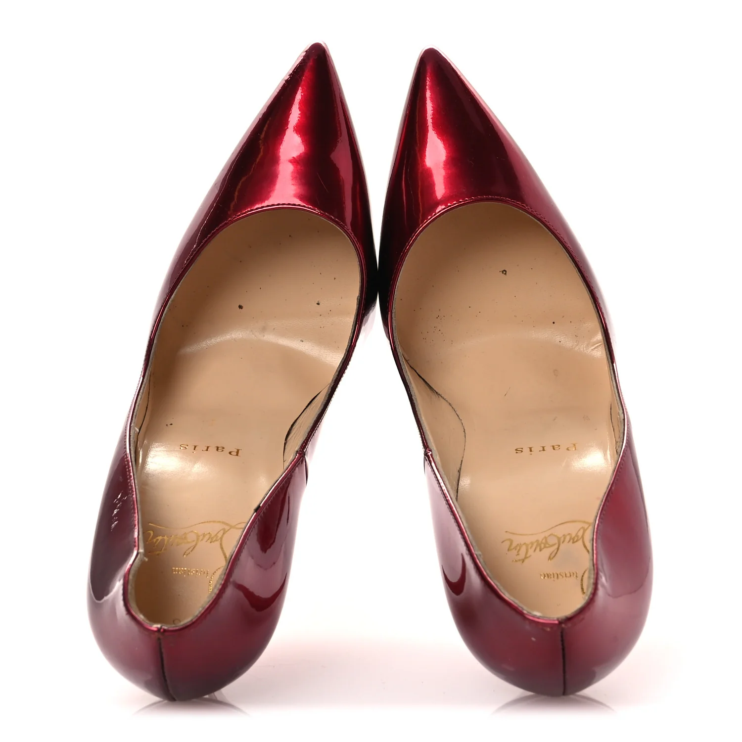 Metallic Patent Psychic So Kate 120 Pumps 37.5 Loubi - Image 2