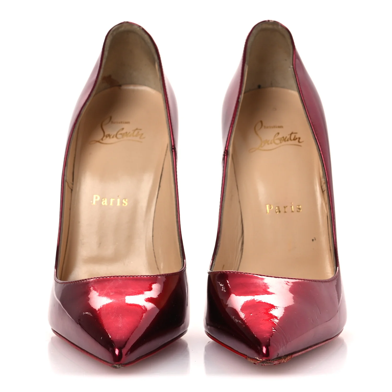 Metallic Patent Psychic So Kate 120 Pumps 37.5 Loubi - Image 3