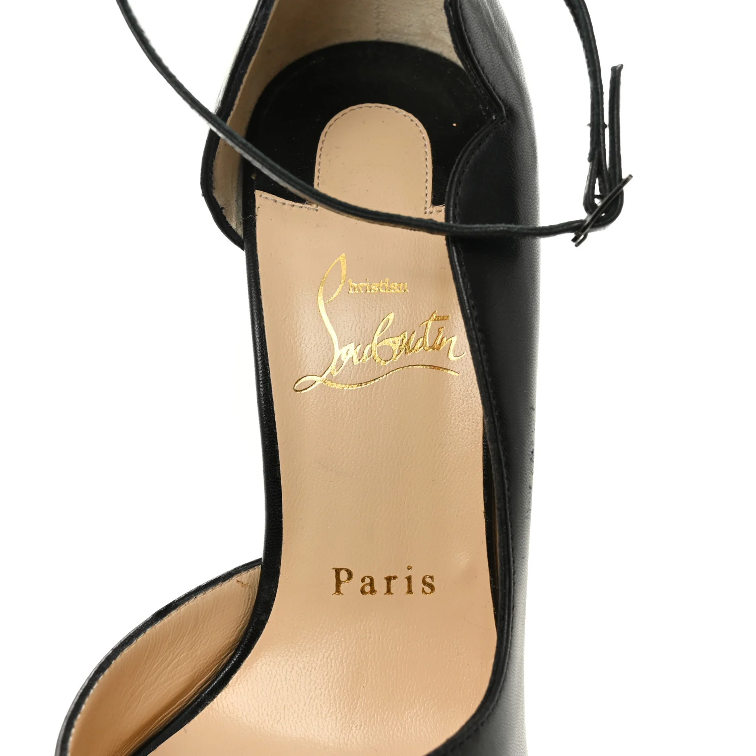 Nappa After Sun Round Chick Alta Platform Peep Toe 120 Pumps 37 Black - Image 7