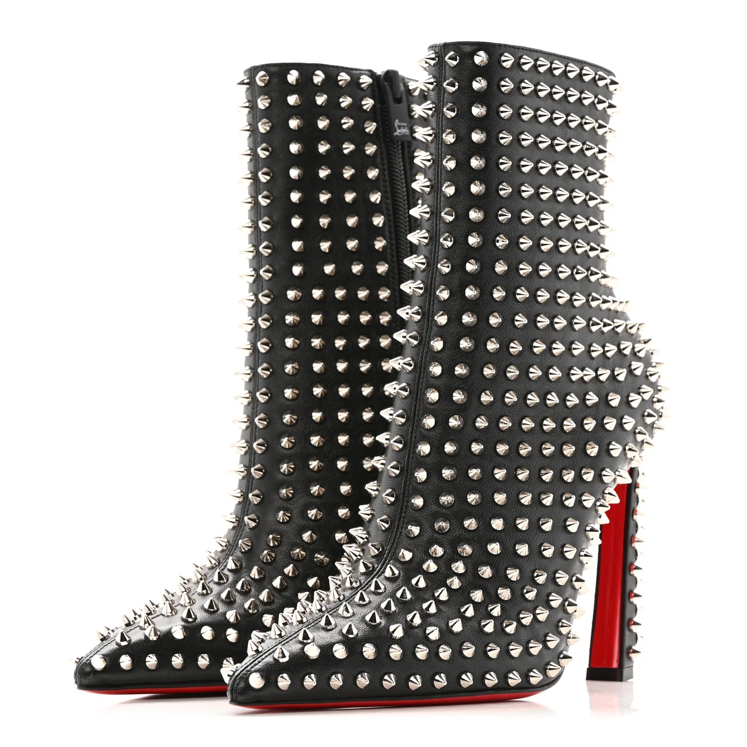 Nappa Condora Booty Spikes 100 Ankle Boots 37 Black - Image 4
